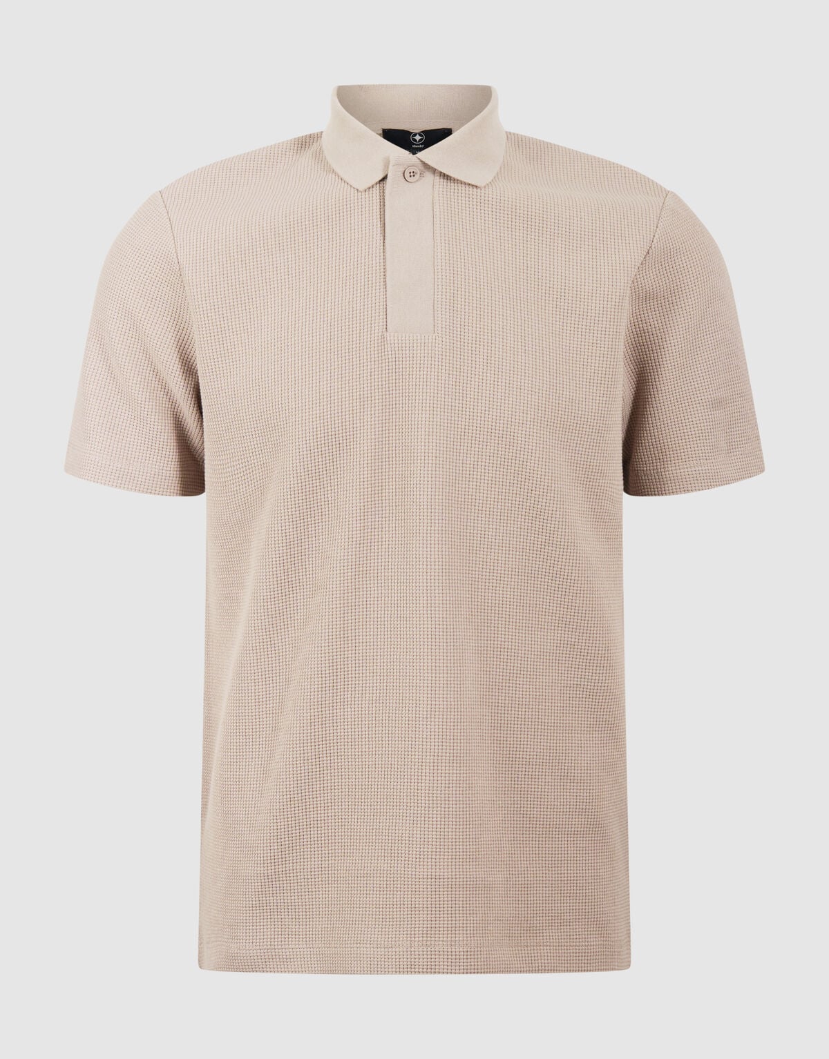 Waffel Polo Hellbraun SHOEBY MEN