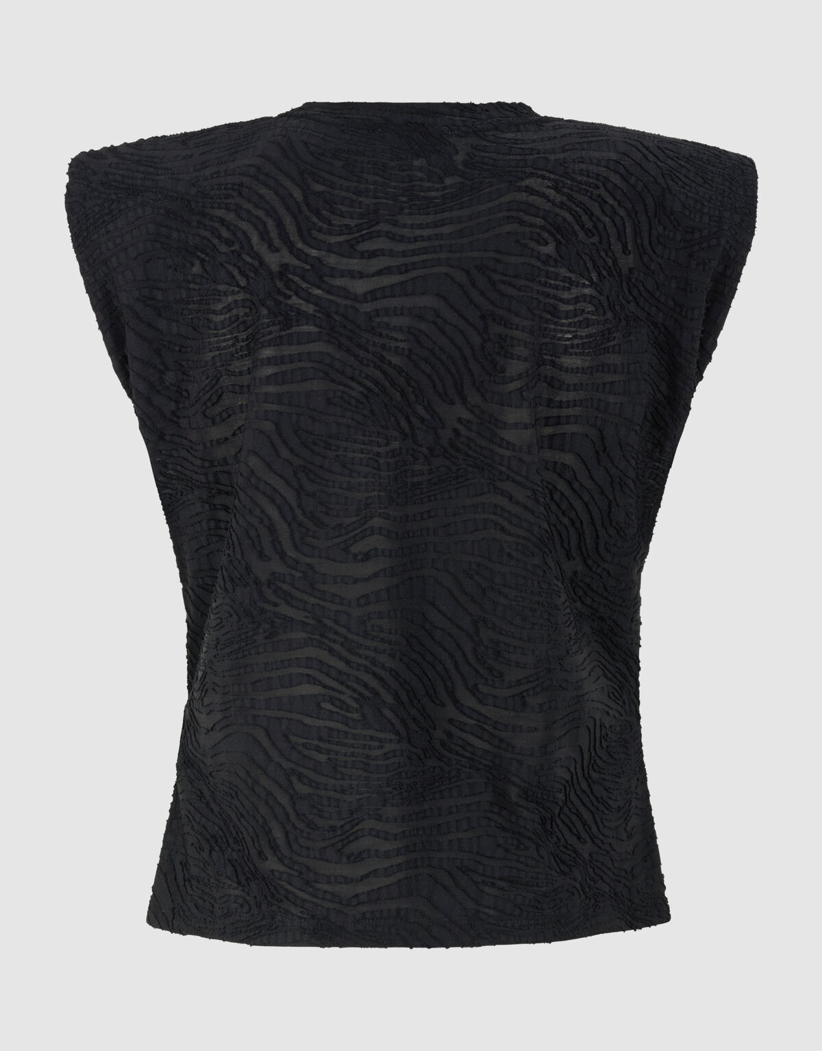 Zebra Organic Top Schwarz SHOEBY WOMEN