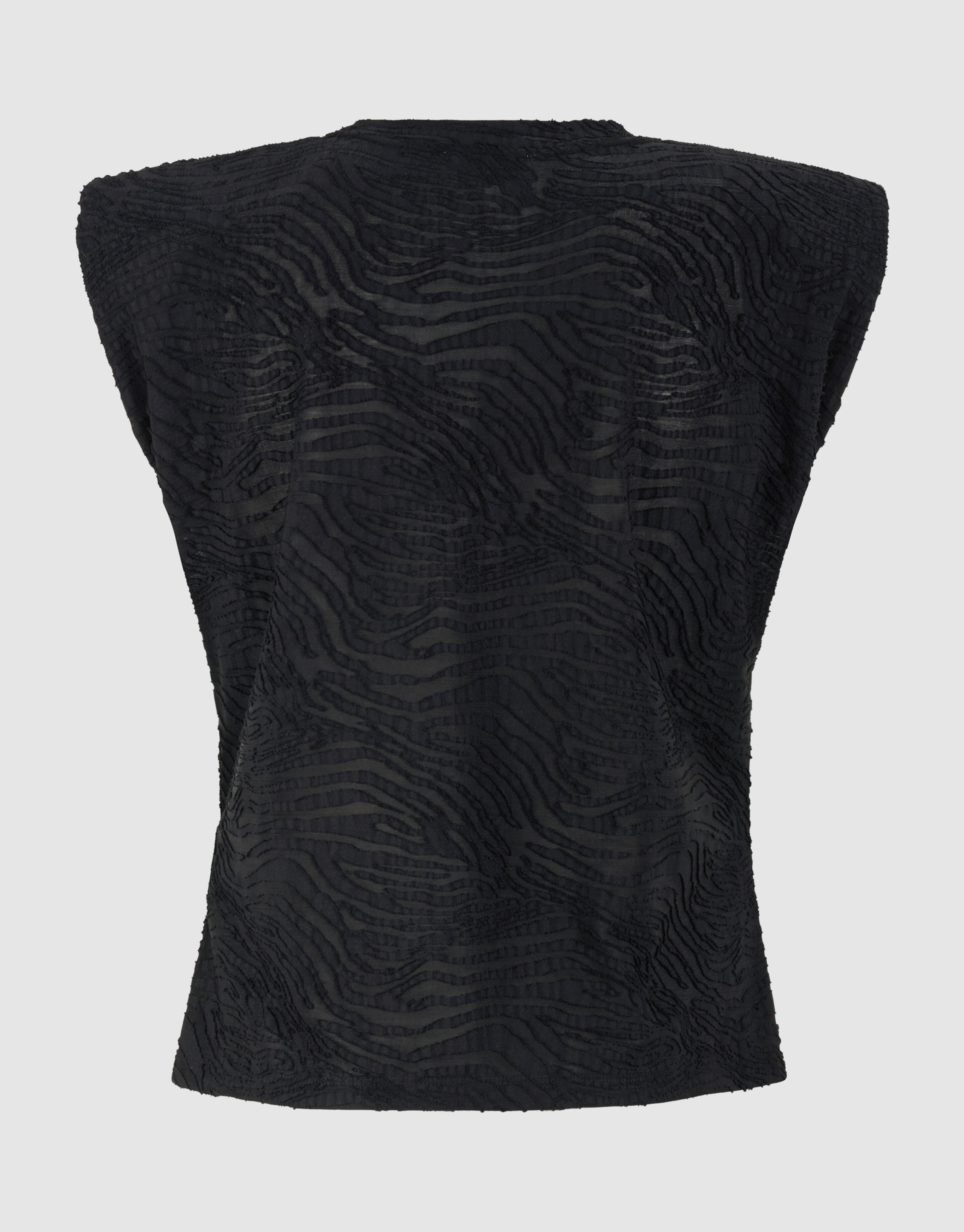 Zebra Organic Top Schwarz SHOEBY WOMEN