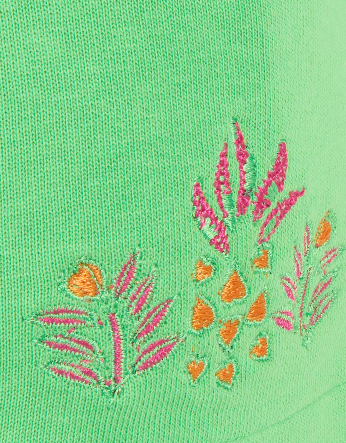 Bestickte Shorts Grün SHOEBY GIRLS