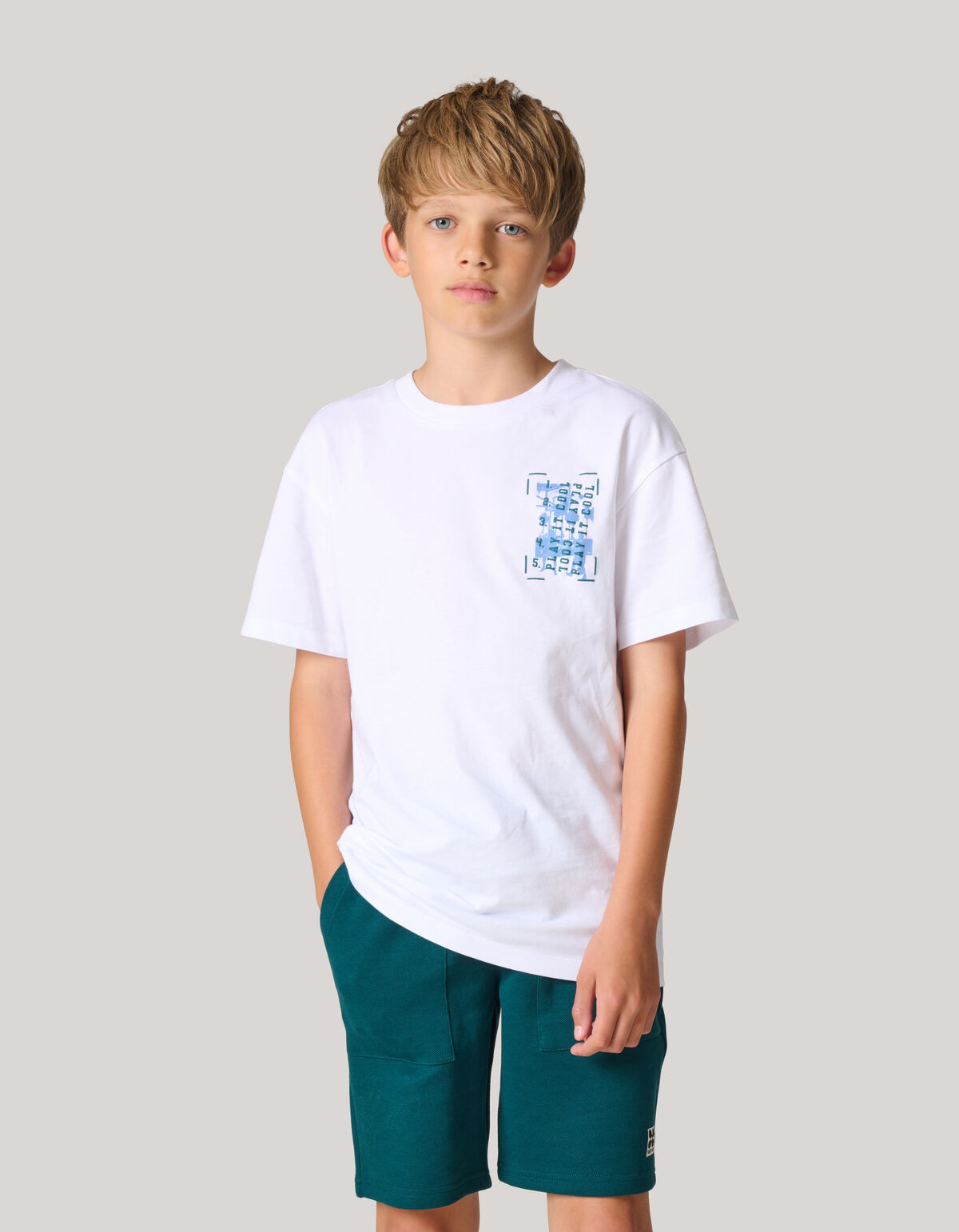 Artwork T-shirt Wei&szlig; SHOEBY BOYS