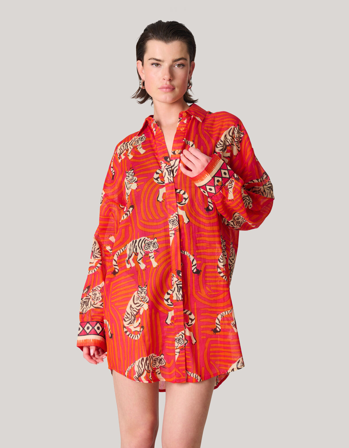 Bedruckte Strandbluse SHOEBY WOMEN