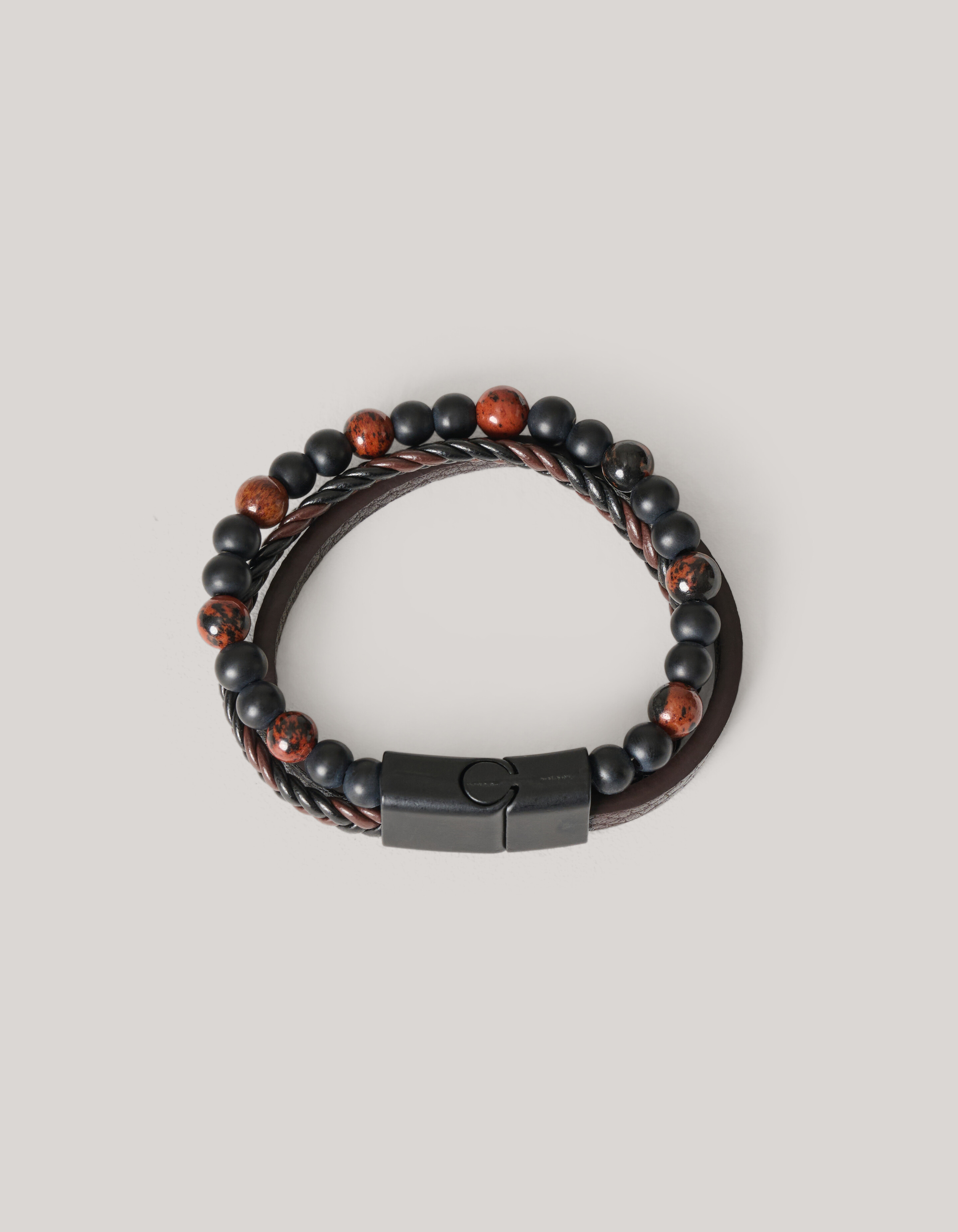 Armbänder Set Braun SHOEBY ACCESSOIRES