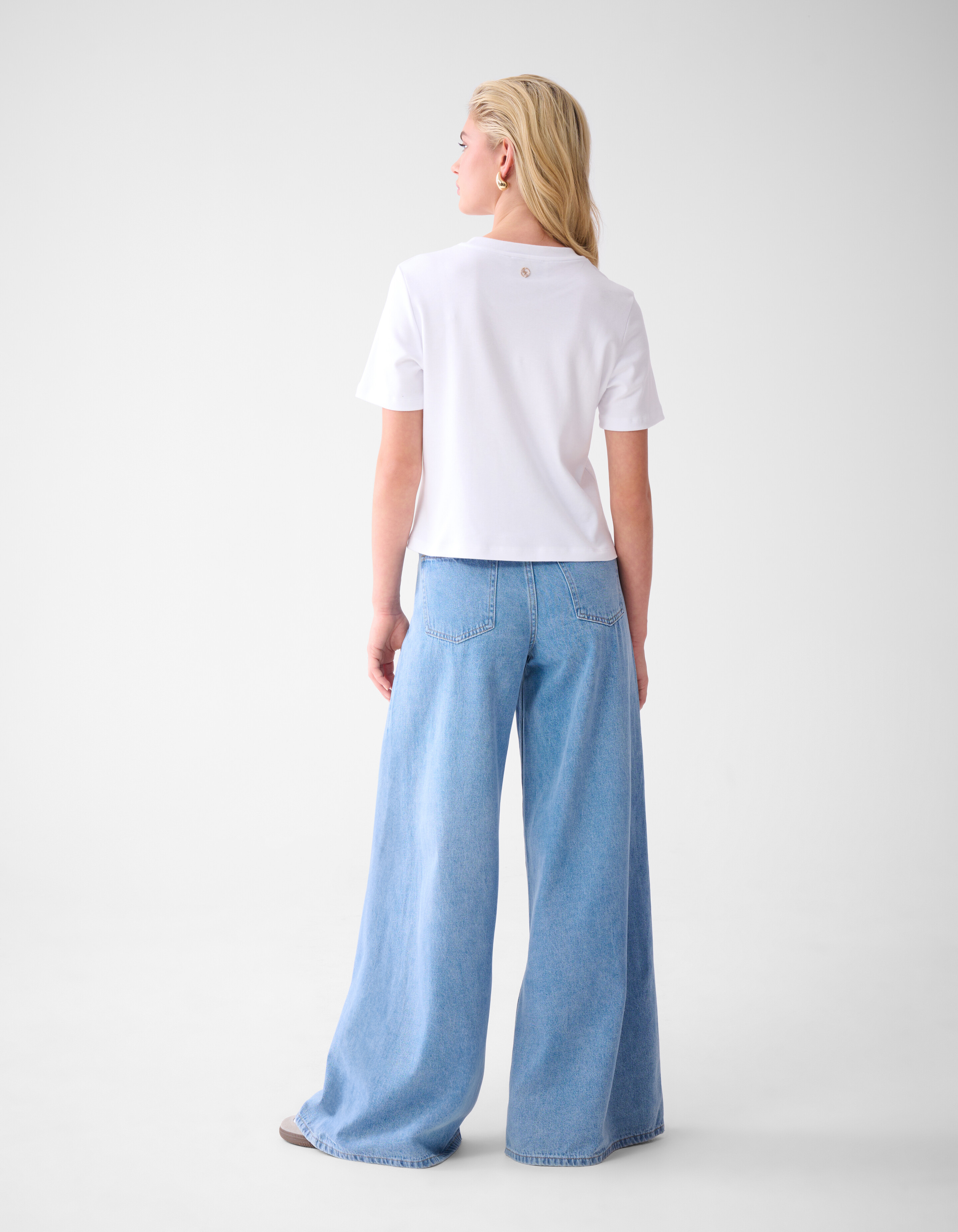 Basic-T-Shirt Weiß von Lonneke SHOEBY WOMEN