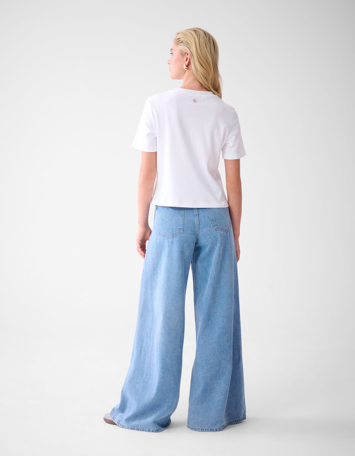 Basic-T-Shirt Weiß von Lonneke SHOEBY WOMEN