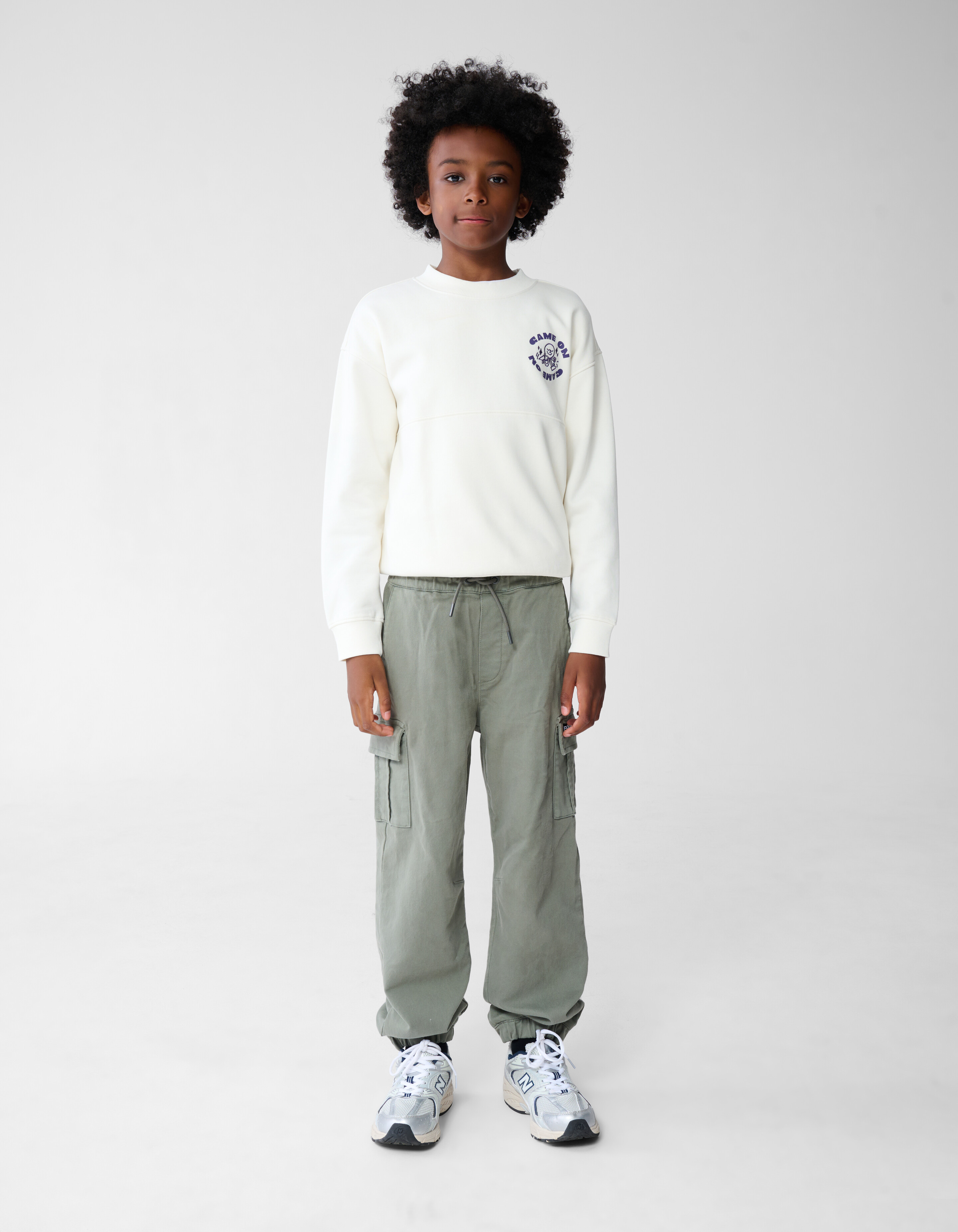 Lässige Jogging Cargo-Hose Khaki SHOEBY BOYS