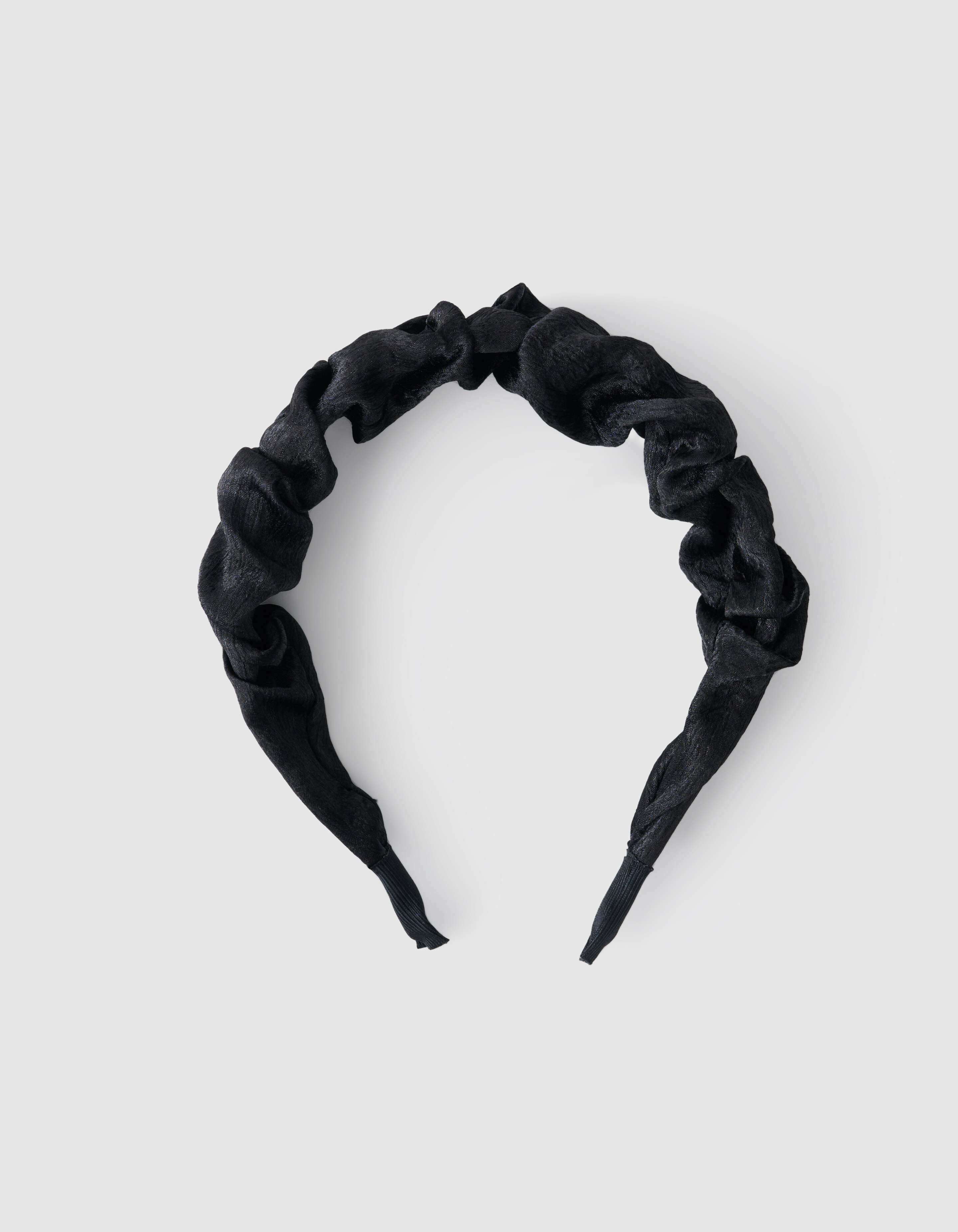 Geknülltes Haarband Schwarz SHOEBY ACCESSOIRES
