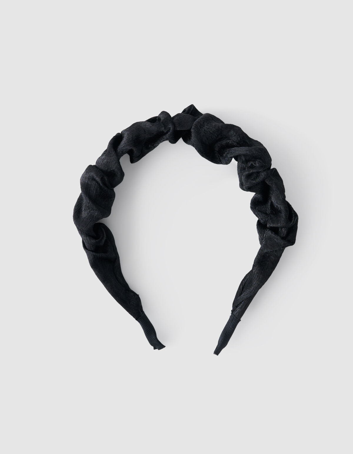 Geknülltes Haarband Schwarz SHOEBY ACCESSOIRES