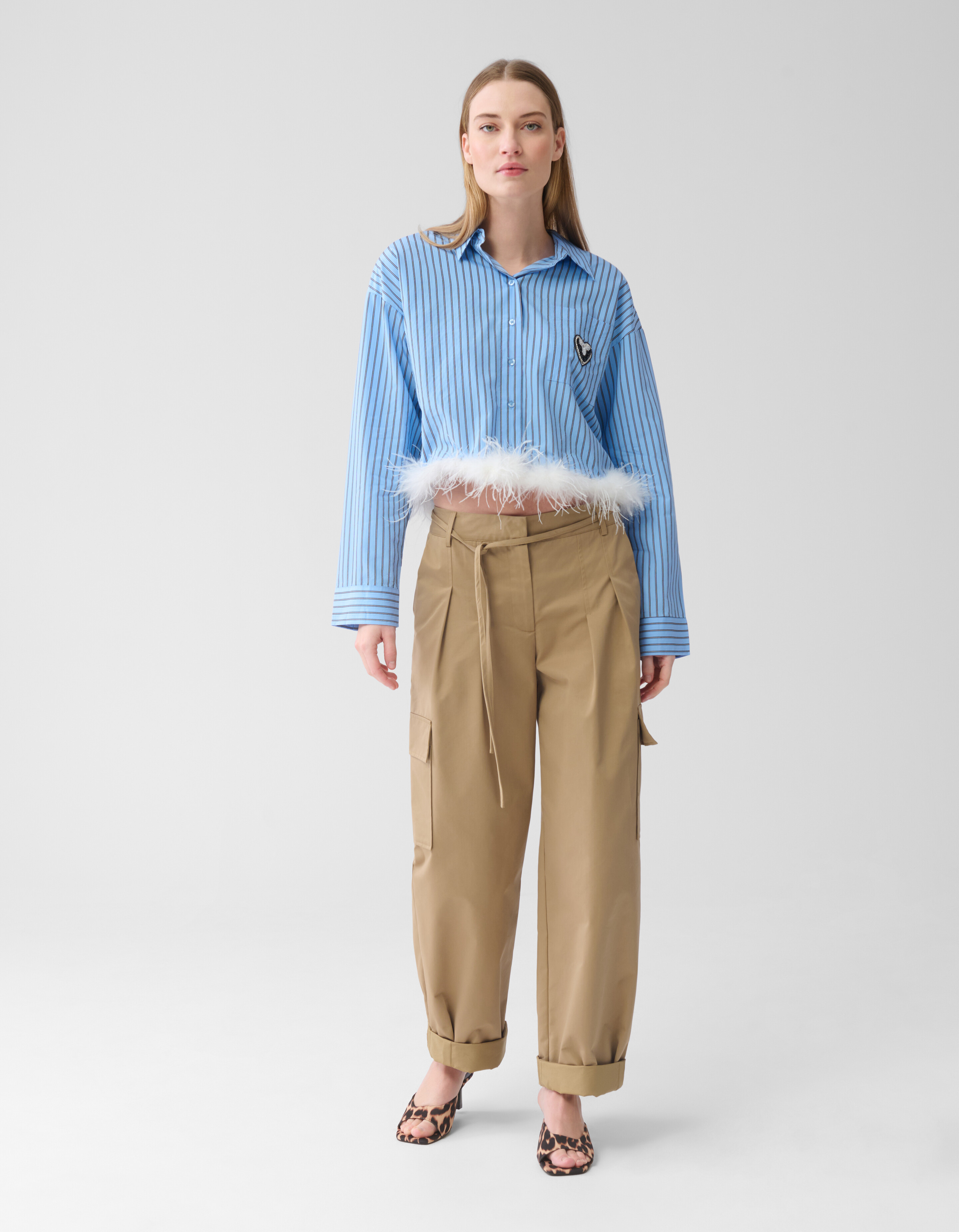 Cargo-Hose mit weitem Bein Braun SHOEBY WOMEN
