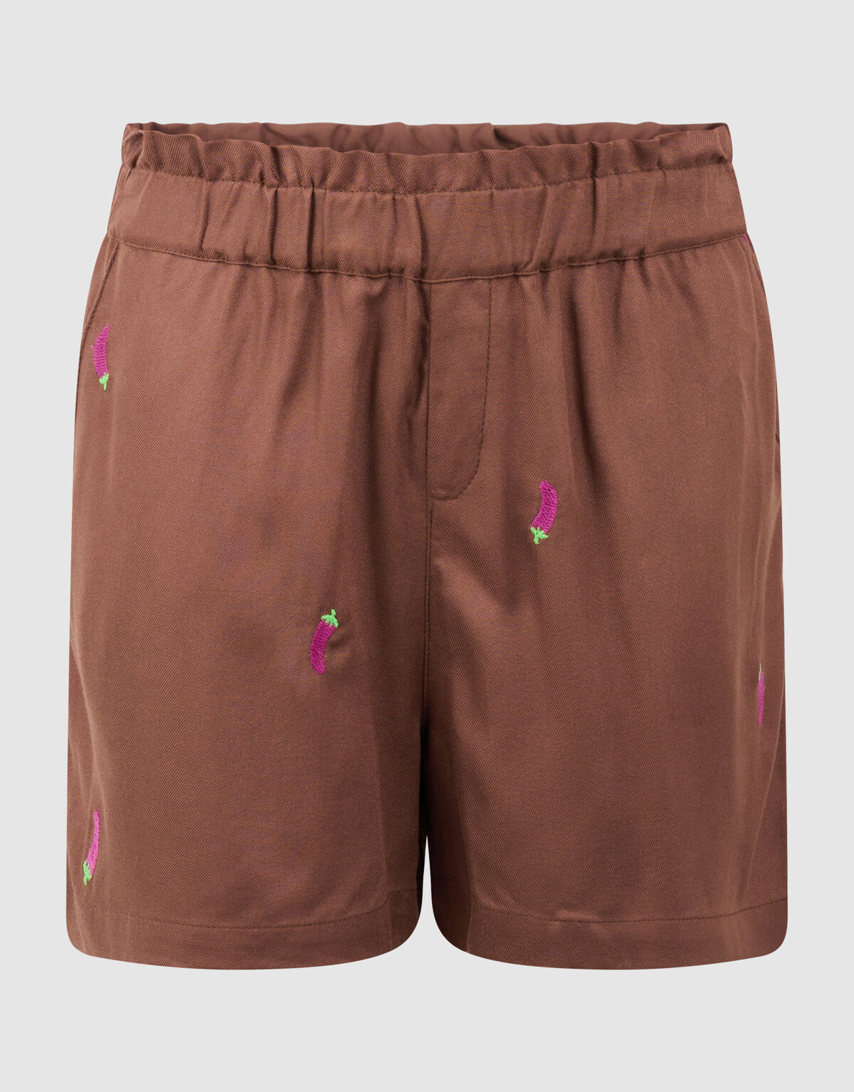 Chili Stickerei Shorts Braun SHOEBY GIRLS