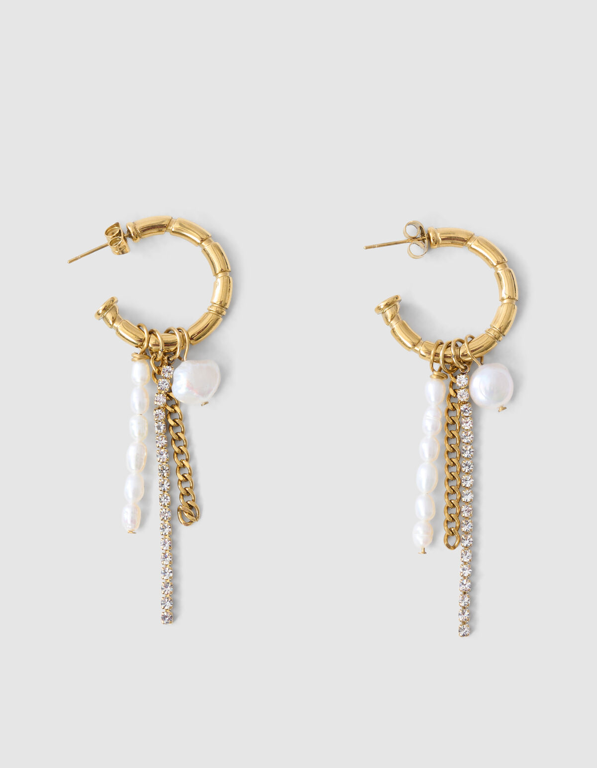 Reif-Ohrringe Gold SHOEBY ACCESSOIRES