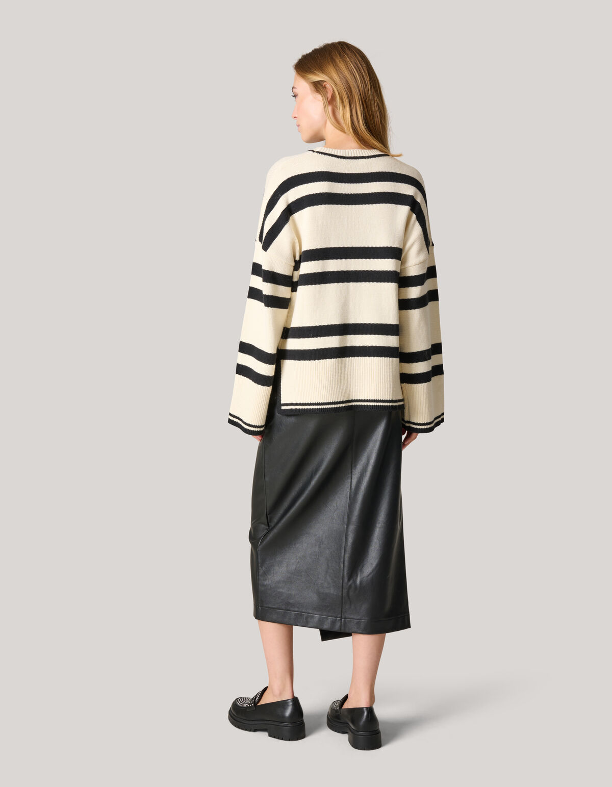 Gestreifter Pullover Off-white SHOEBY WOMEN