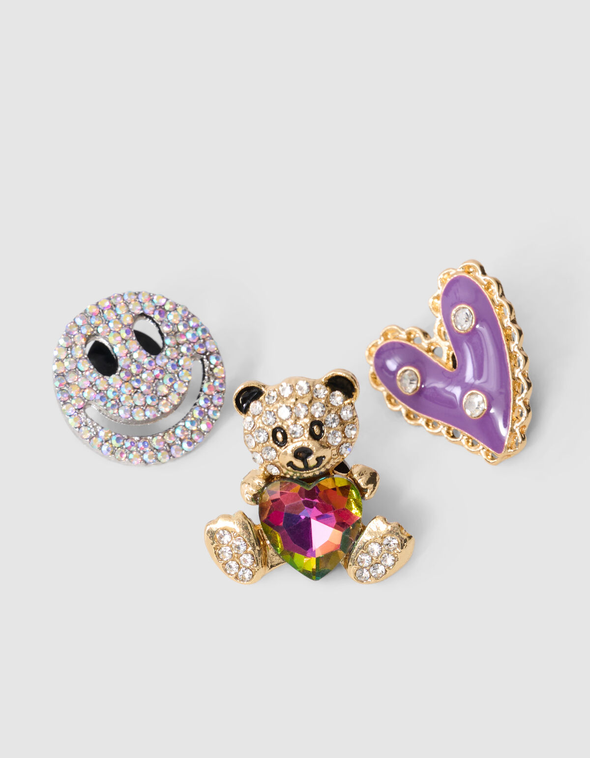 Fantasy-Broschen-Set Lila SHOEBY ACCESSOIRES