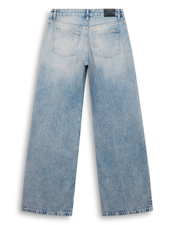Jeans mit hoher Taille und weitem Bein, blau SHOEBY WOMEN