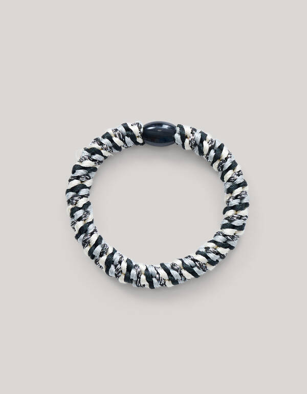 Lurex Haarelastiek Grijs Melange SHOEBY ACCESSOIRES