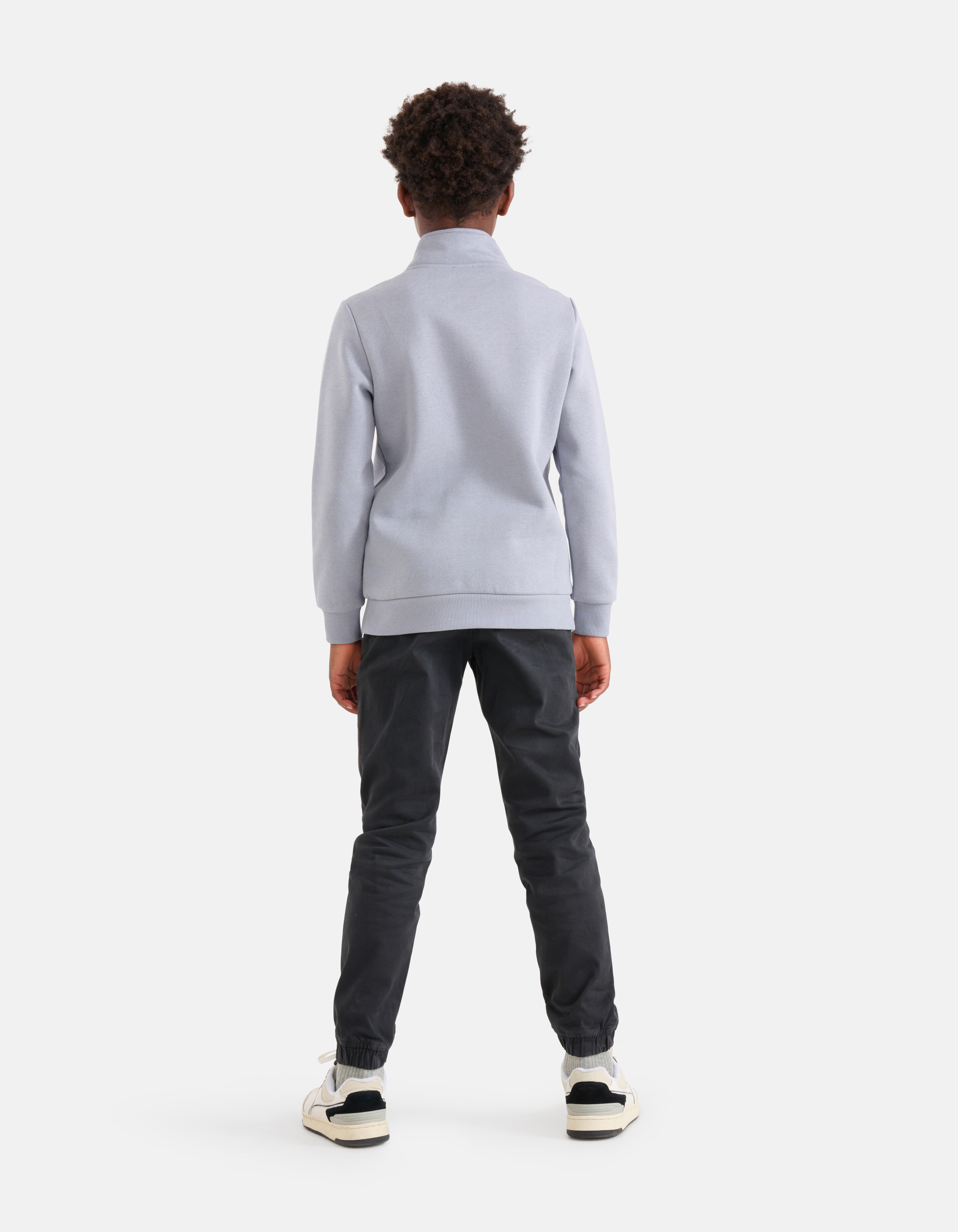 Pullover mit halbem Reißverschluss Grau SHOEBY BOYS