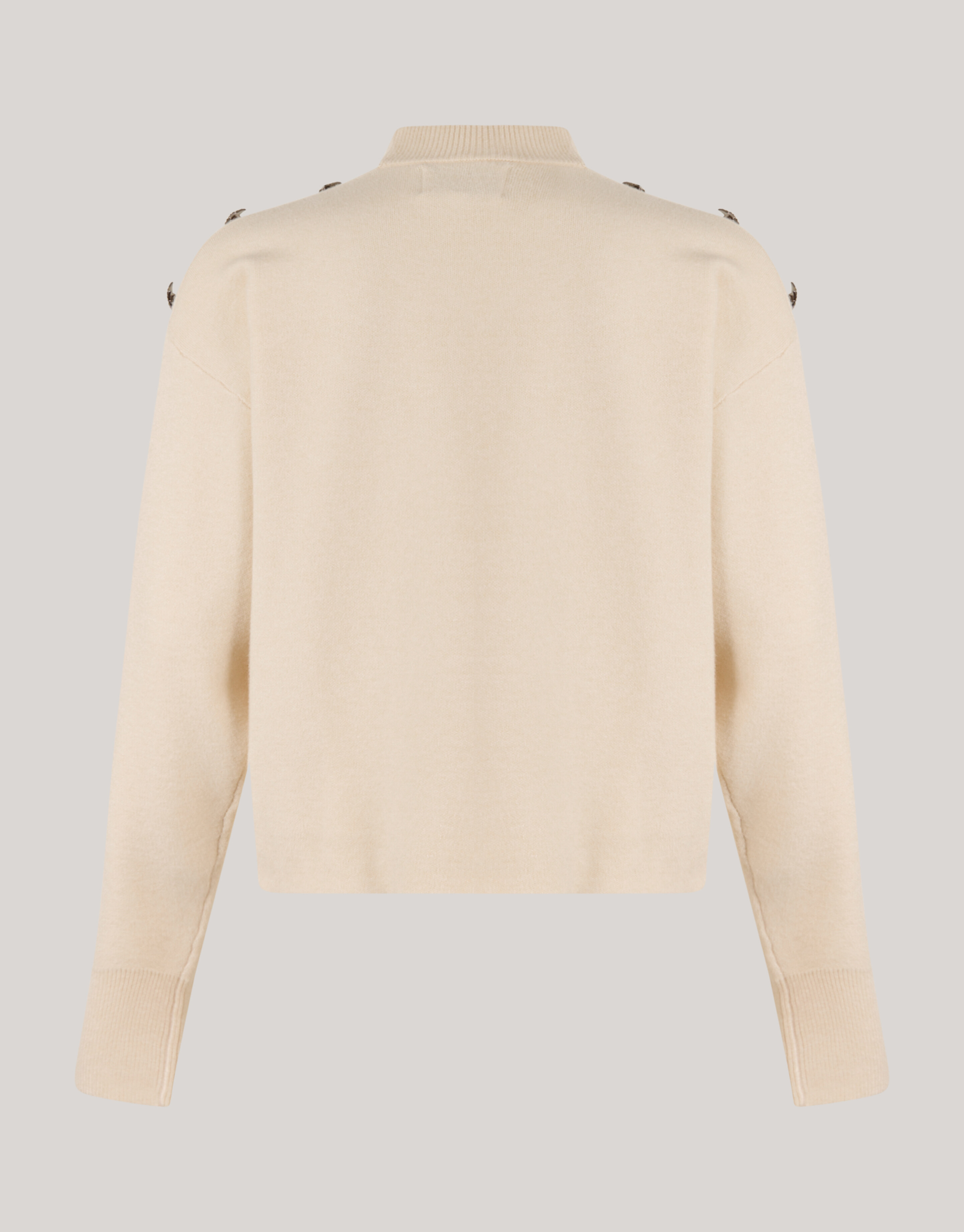 Knopf-Pullover Off White SHOEBY WOMEN