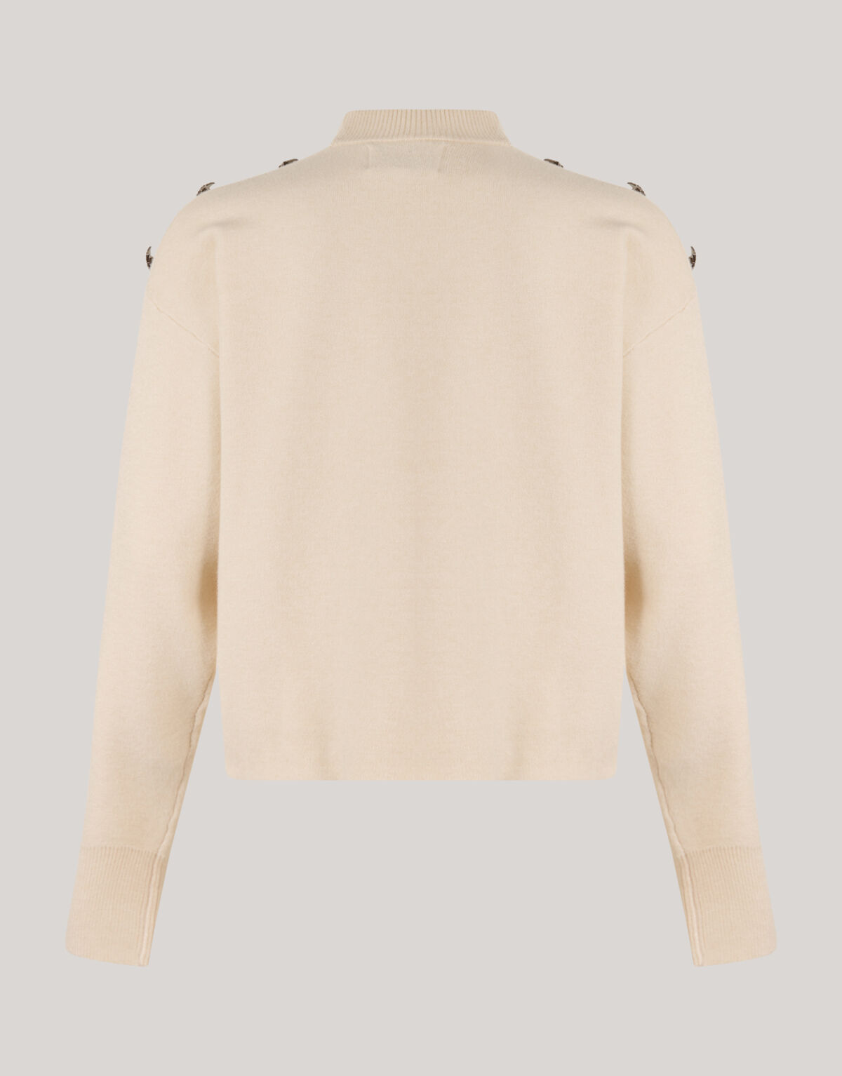 Knopf-Pullover Off White SHOEBY WOMEN