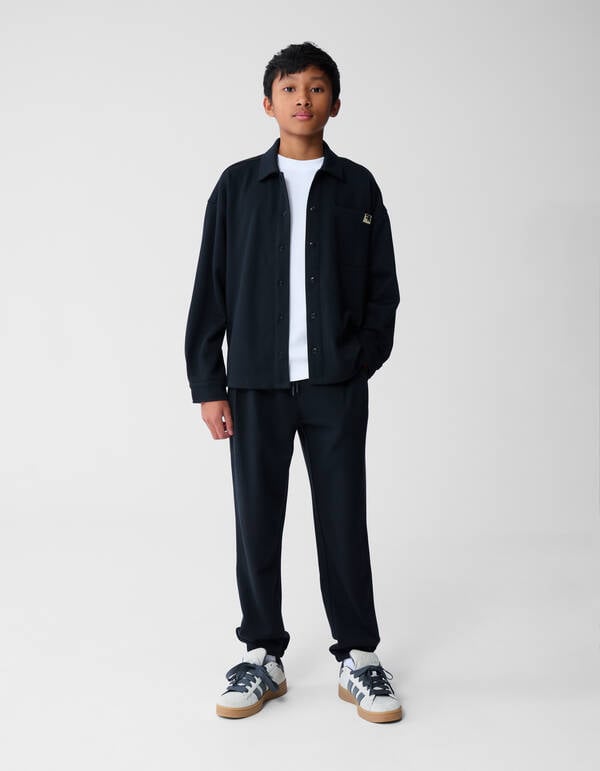 Struktur Hose Dunkelgrau SHOEBY BOYS