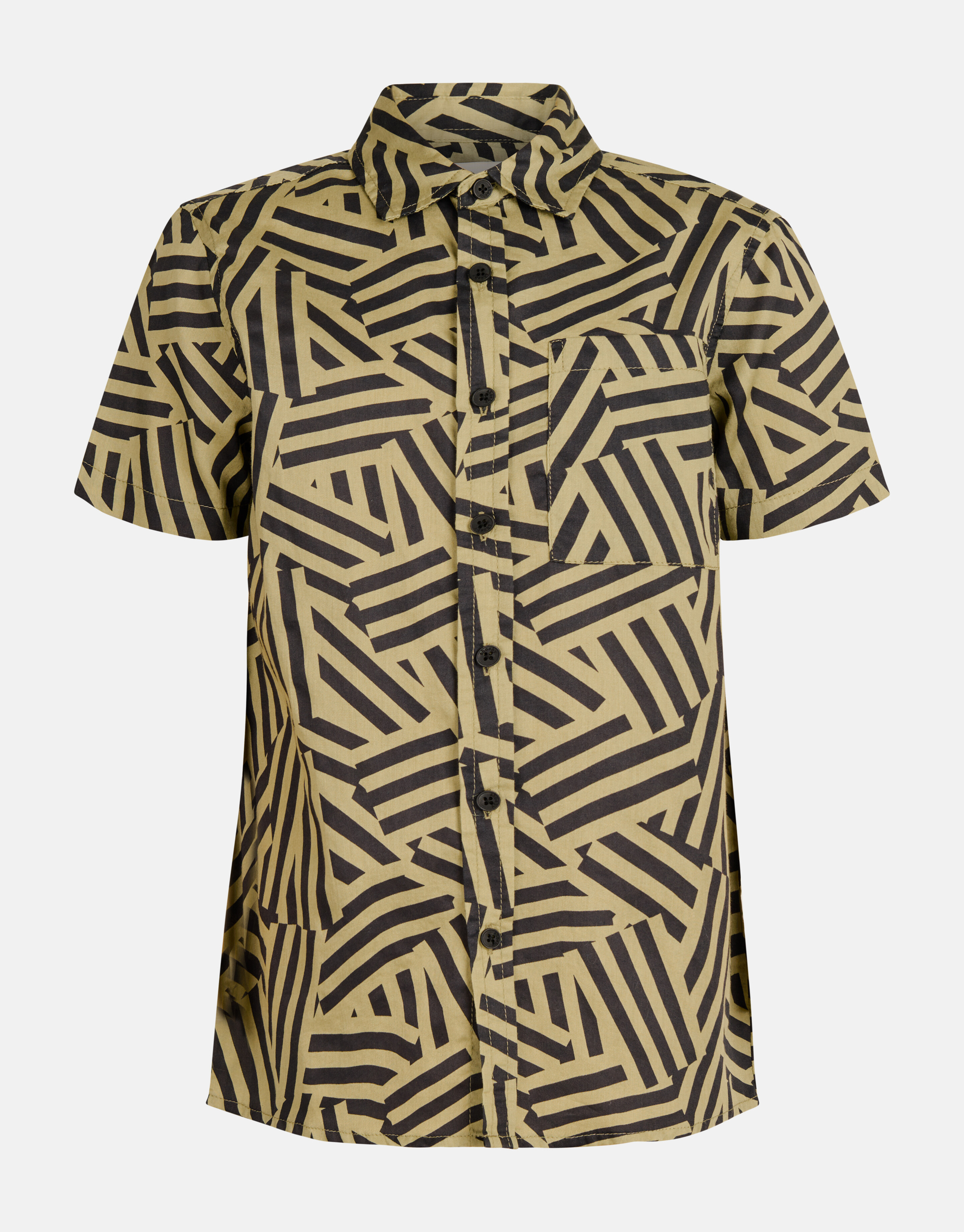 Geometrisches Hemd Sand SHOEBY BOYS