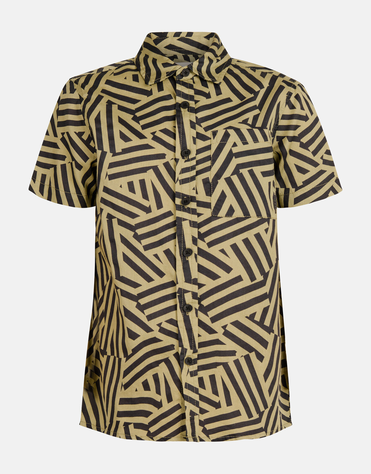 Geometrisches Hemd Sand SHOEBY BOYS