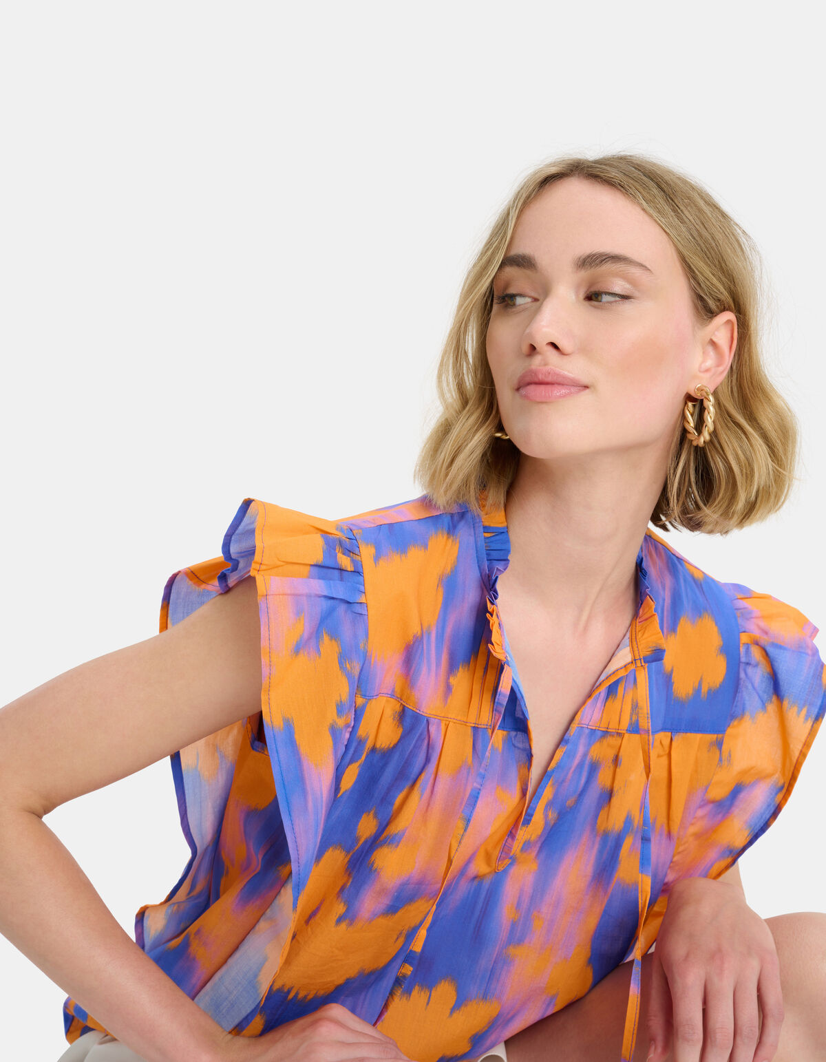 Rosa Print Top EKSEPT