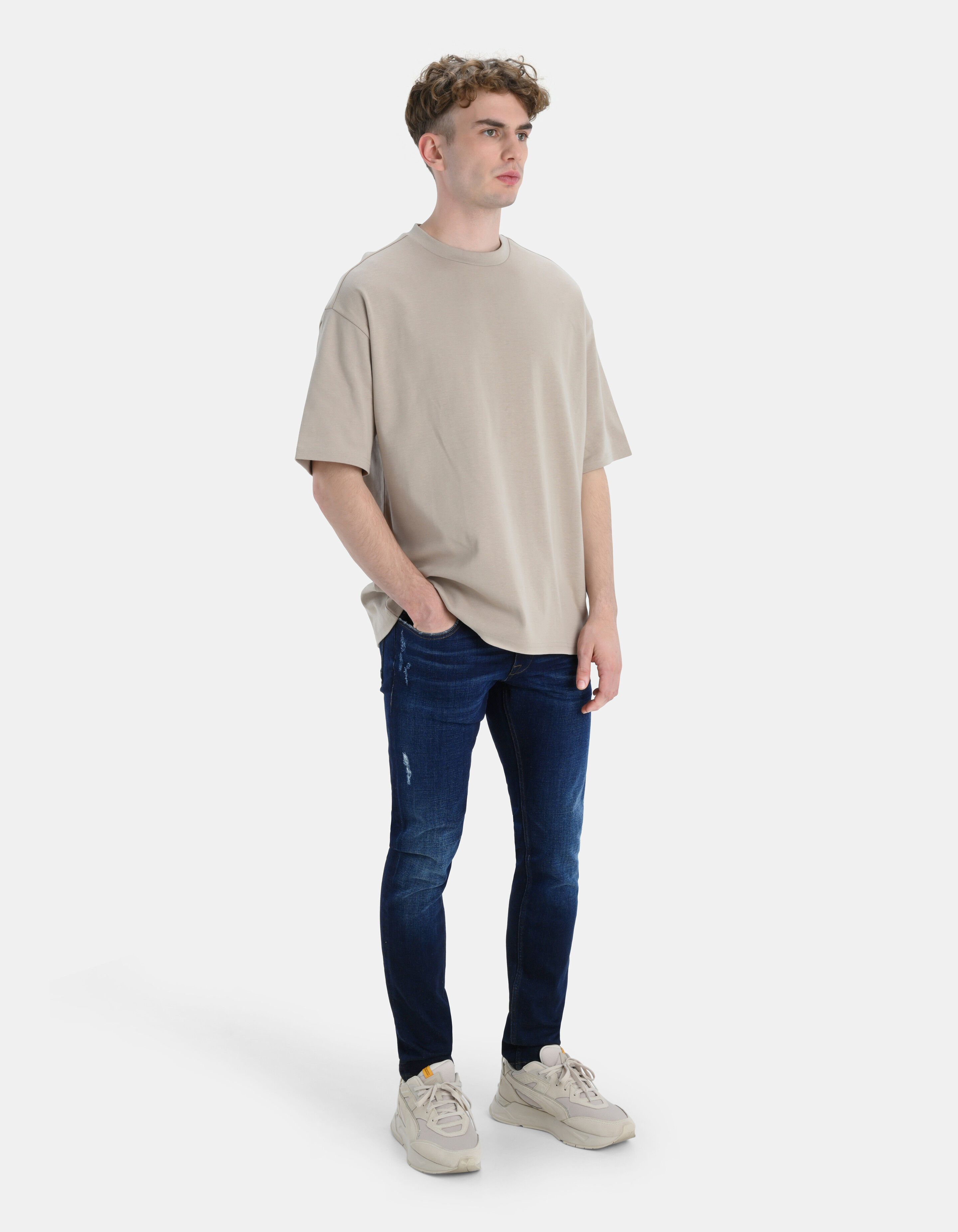 Skinny Jeans Dunkelblau Länge 34 Refill