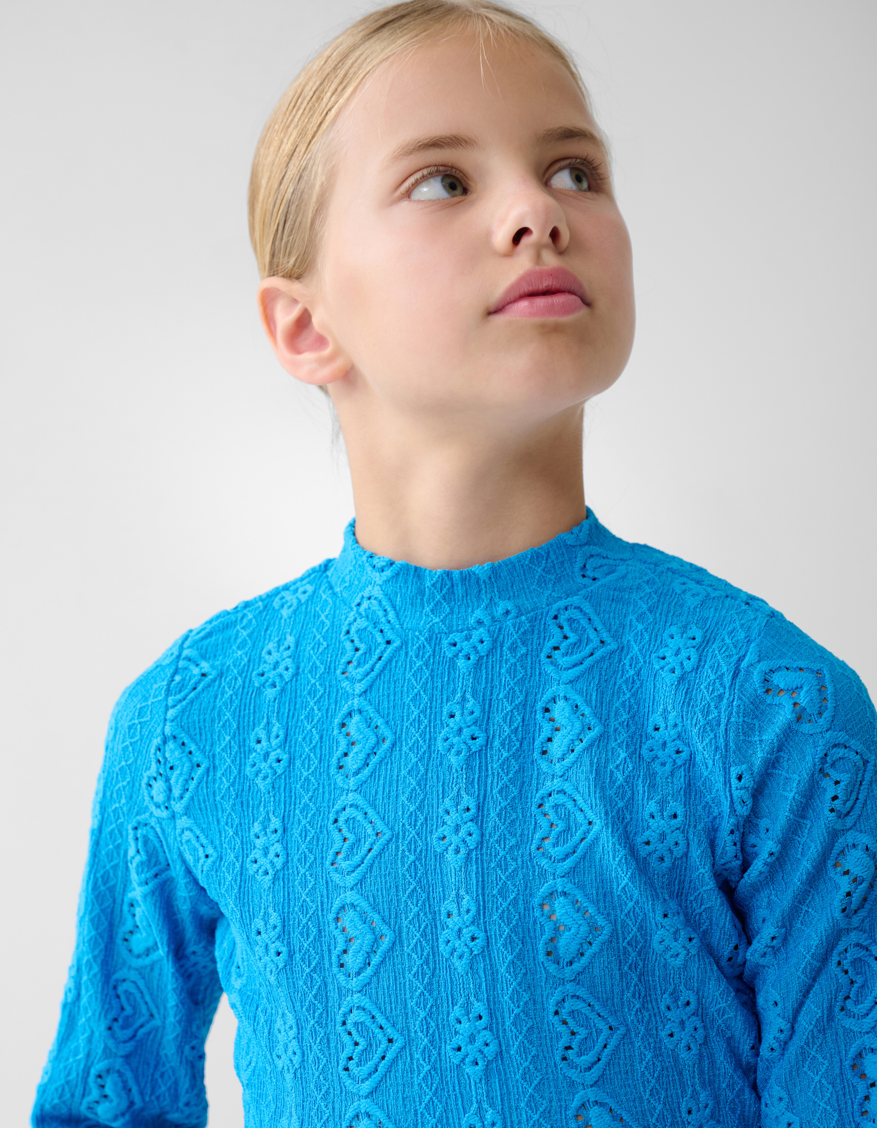 Besticktes Top Blau SHOEBY GIRLS