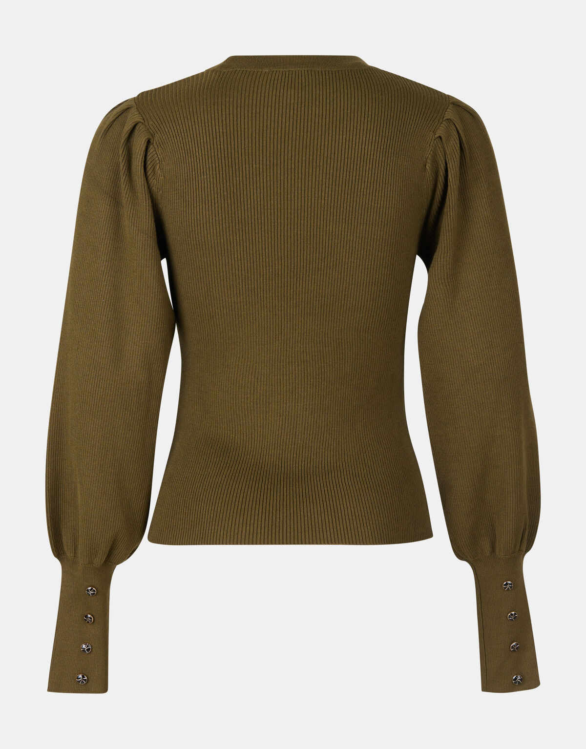 Rippenpullover Dunkelgrün SHOEBY WOMEN
