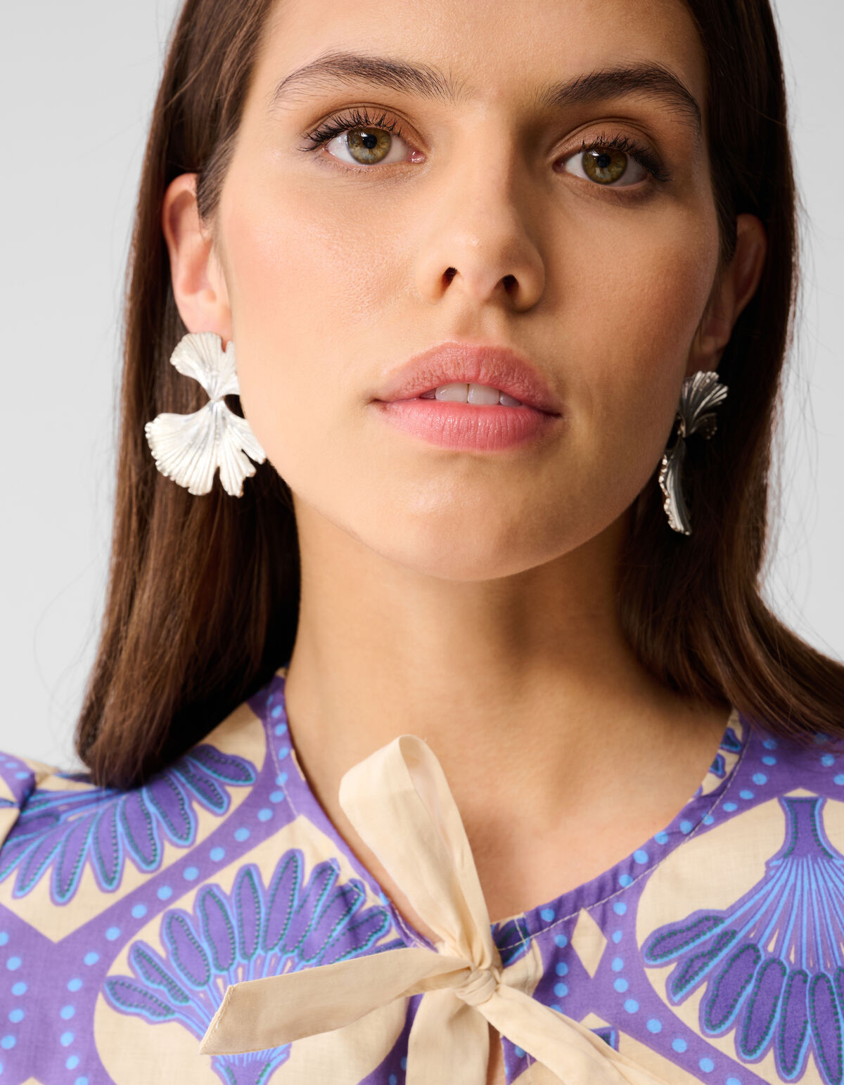 Bedrucktes Schleifentop Lila SHOEBY WOMEN