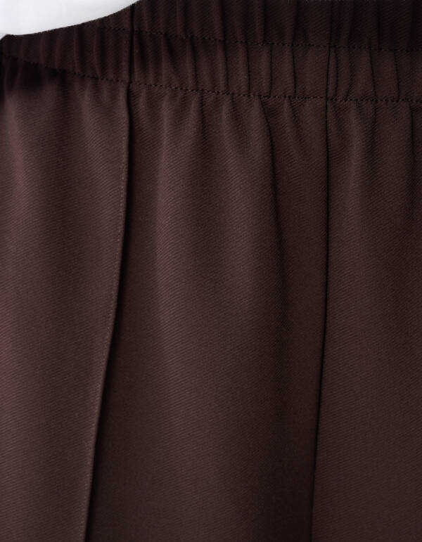 Basic Hose mit weitem Bein Dunkelbraun SHOEBY WOMEN