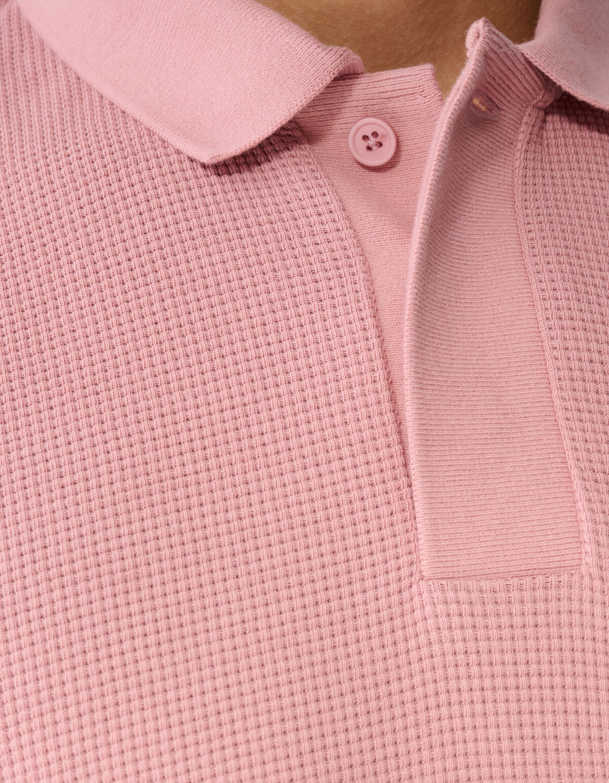 Waffel Polo Rosa SHOEBY MEN