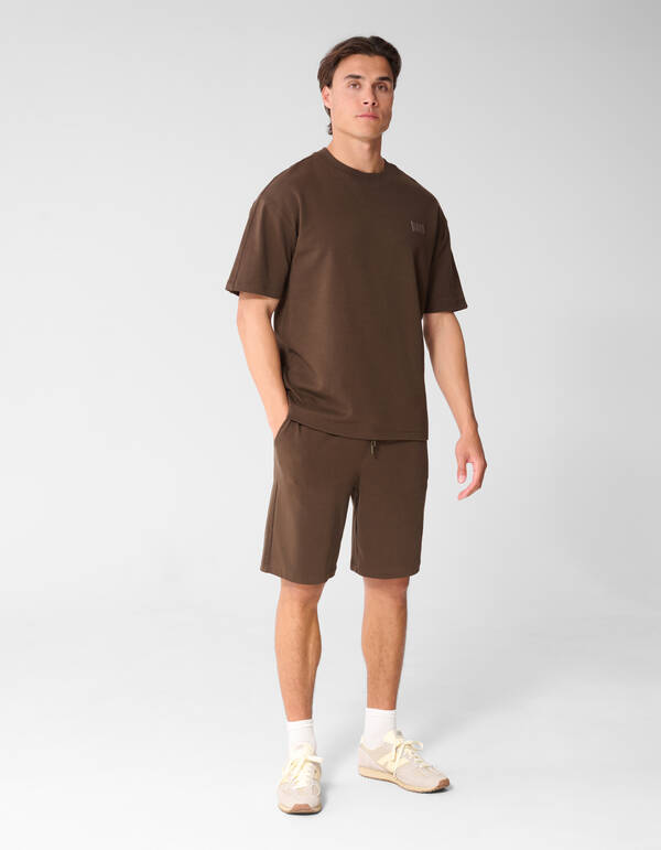 Spark Label T-Shirt Dunkelbraun SHOEBY MEN