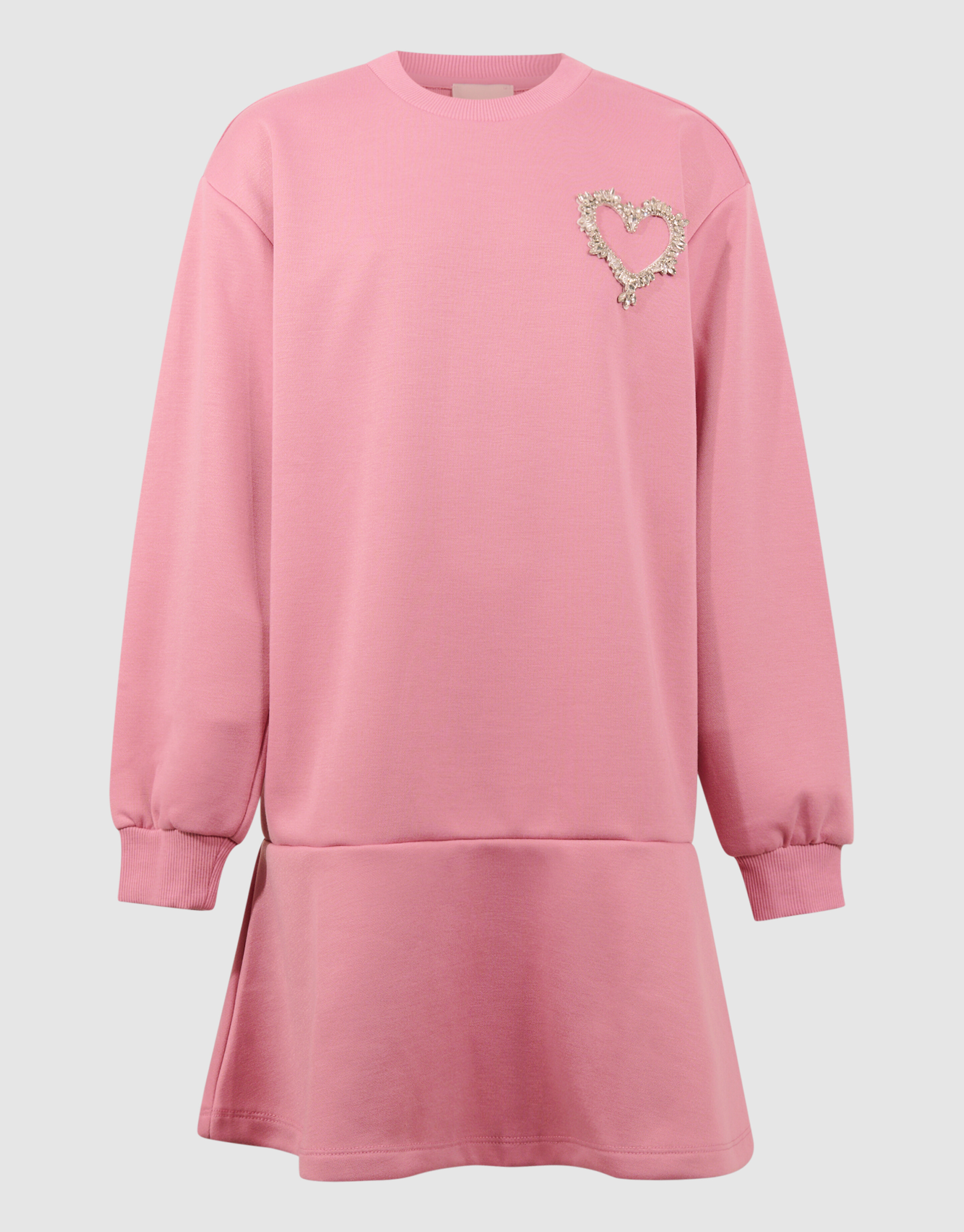Herzf&ouml;rmiges Sweatshirtkleid Rosa SHOEBY GIRLS