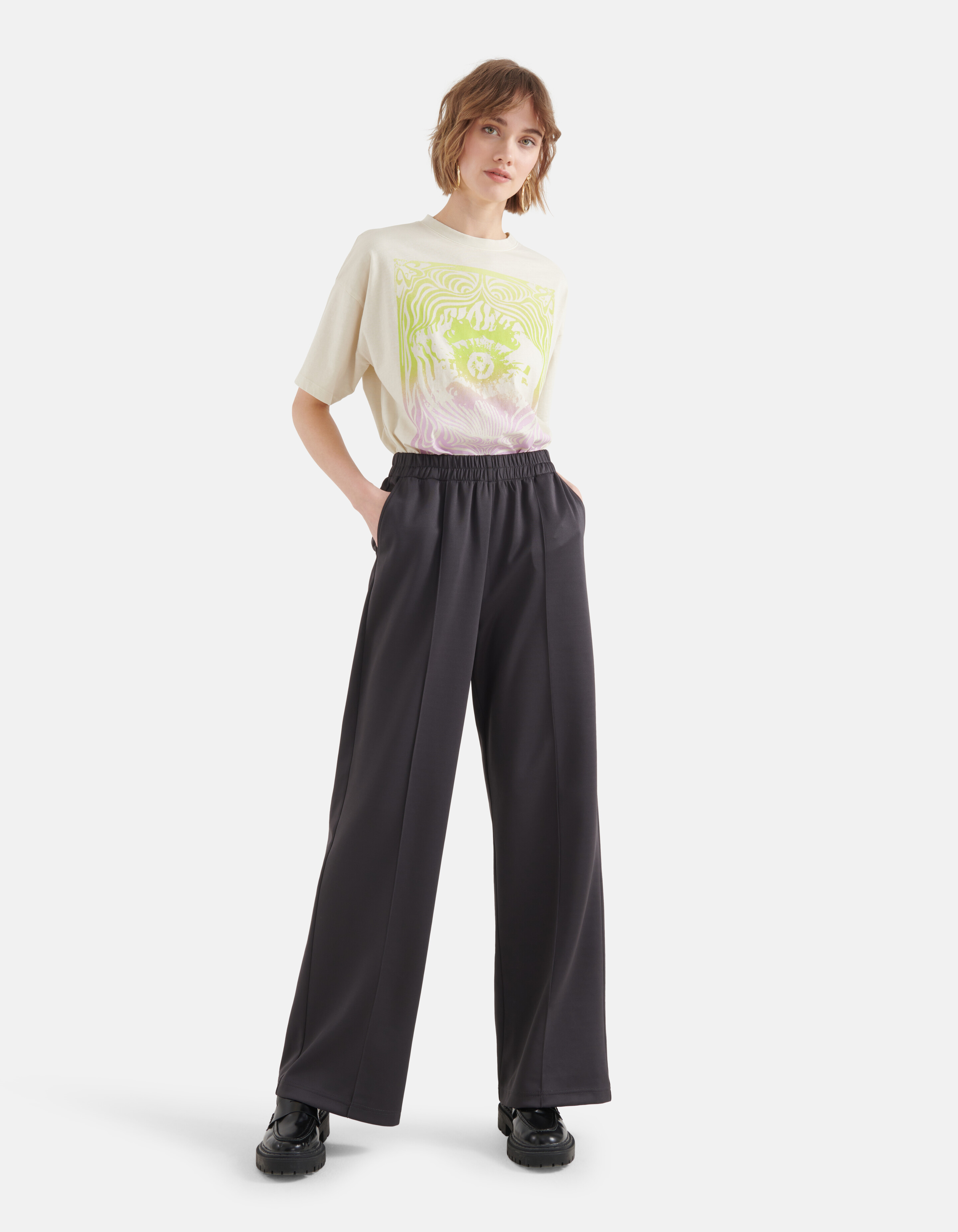 Basic Jogger-Hose Dunkelgrau SHOEBY WOMEN