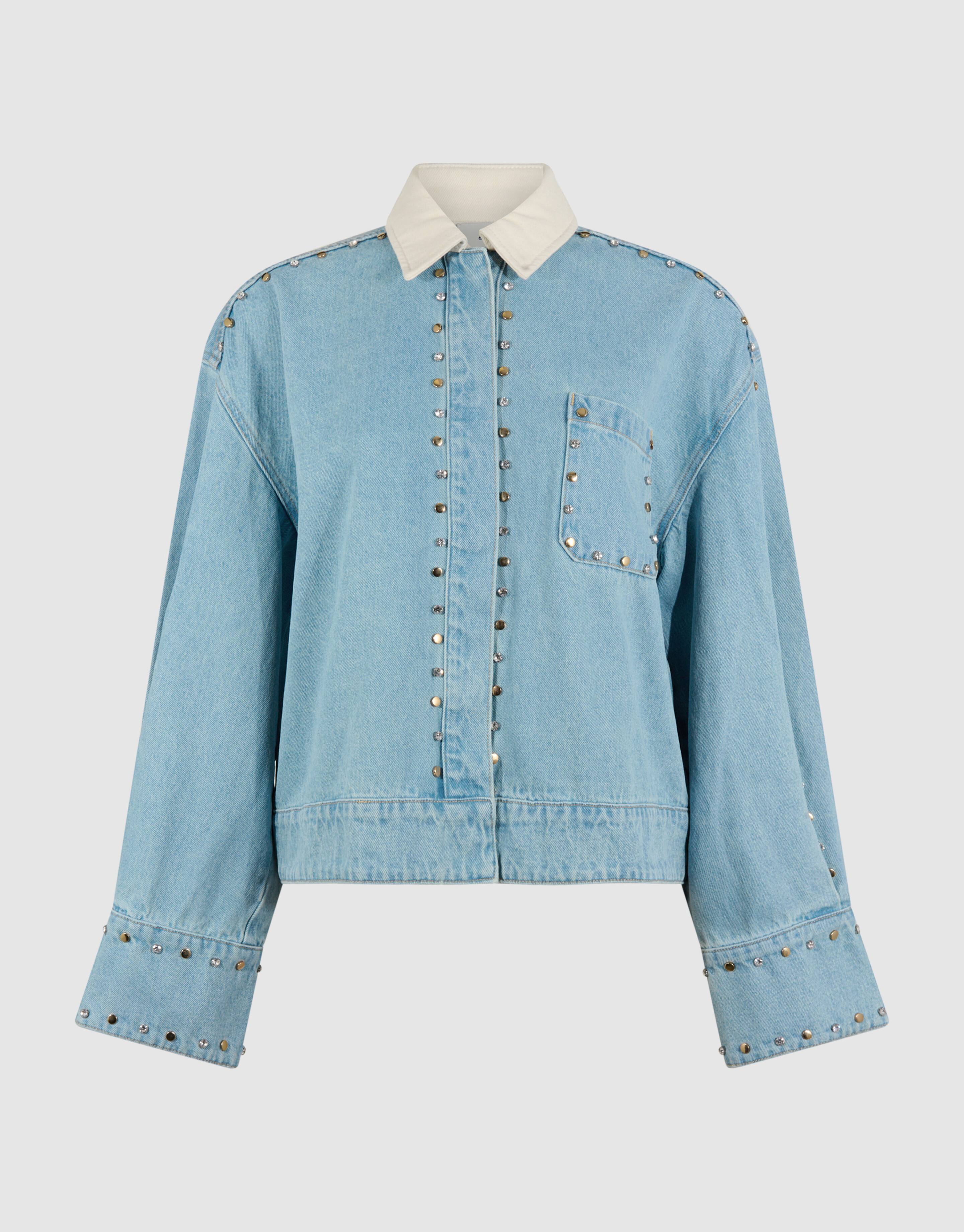 Strass-Jeansjacke gebleicht SHOEBY WOMEN