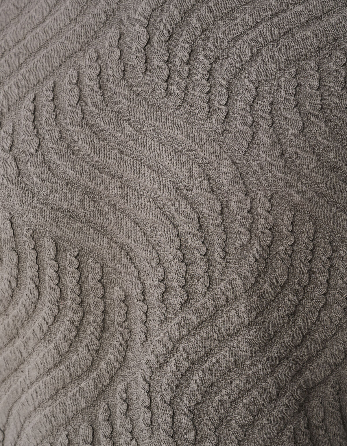 Pullover mit Wellenstruktur Grün SHOEBY MEN