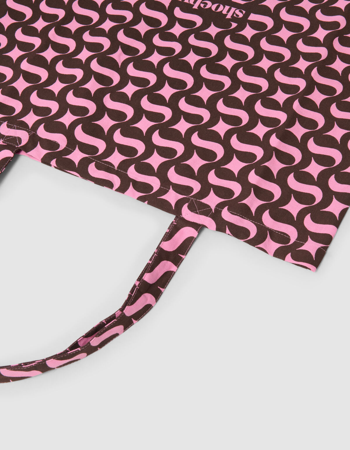 Shoeby Logo Shopper Braun/Rosa SHOEBY ACCESSOIRES