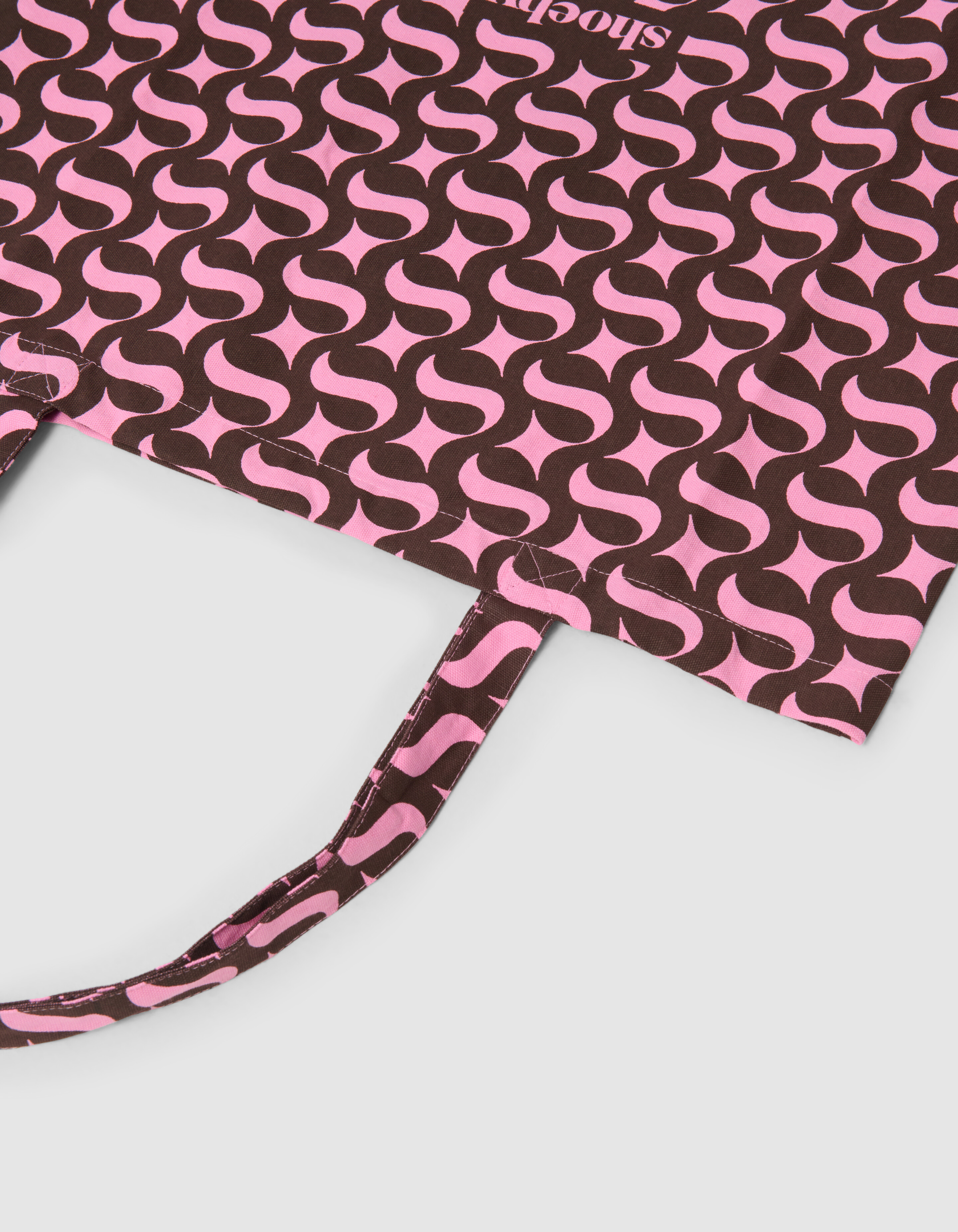 Shoeby Logo Shopper Braun/Rosa SHOEBY ACCESSOIRES