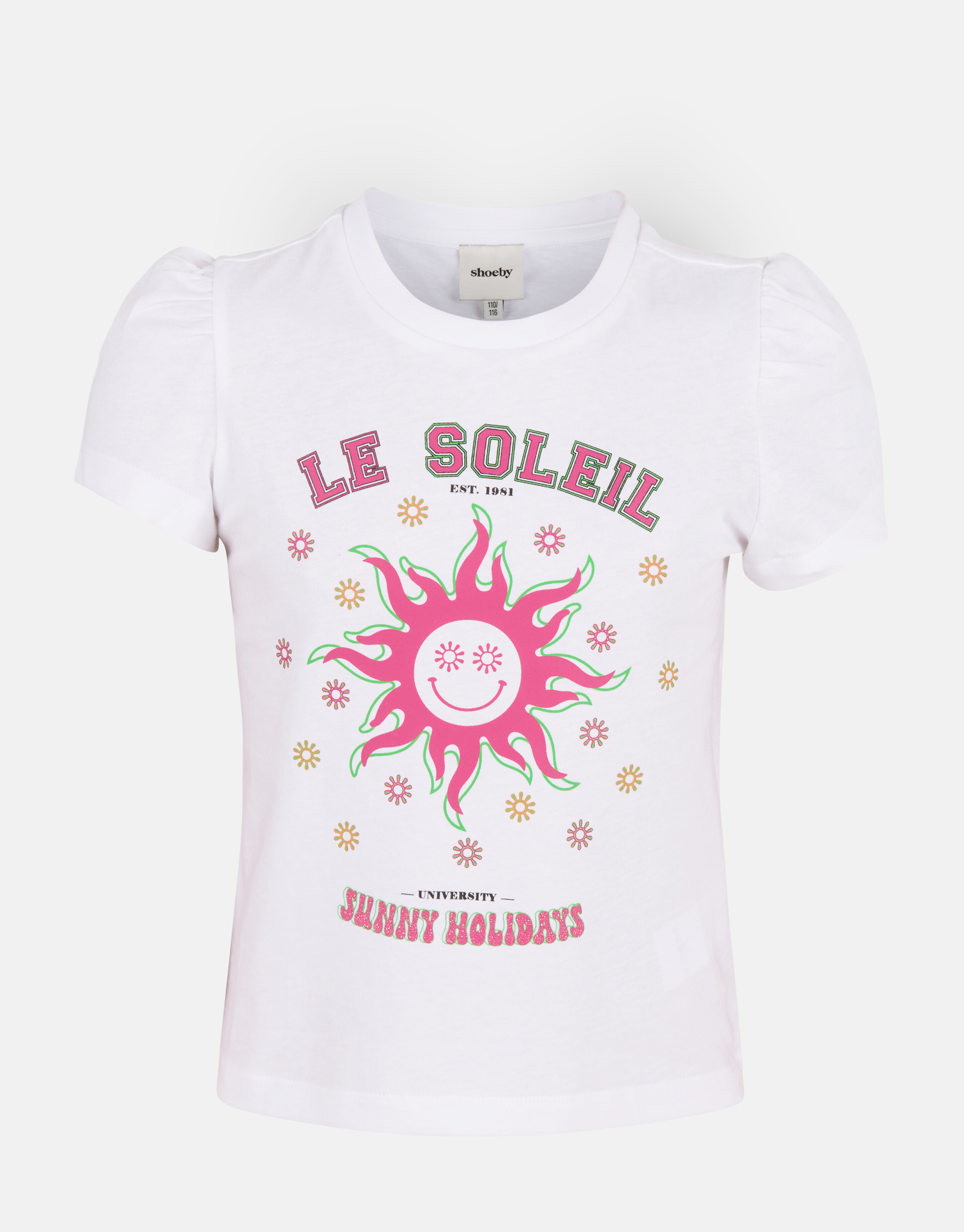 Bedrucktes T-shirt Weiß SHOEBY GIRLS