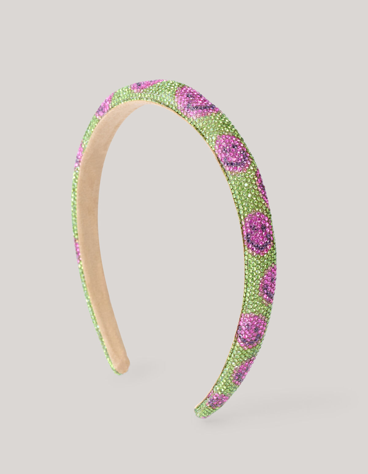 Strass Lächeln Haarband Grün SHOEBY ACCESSOIRES