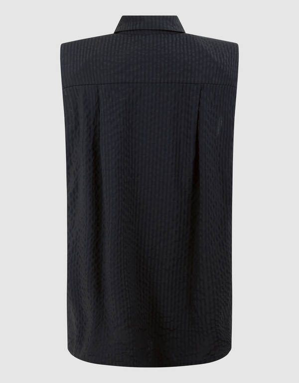 Strass-Streifenbluse Schwarz SHOEBY WOMEN