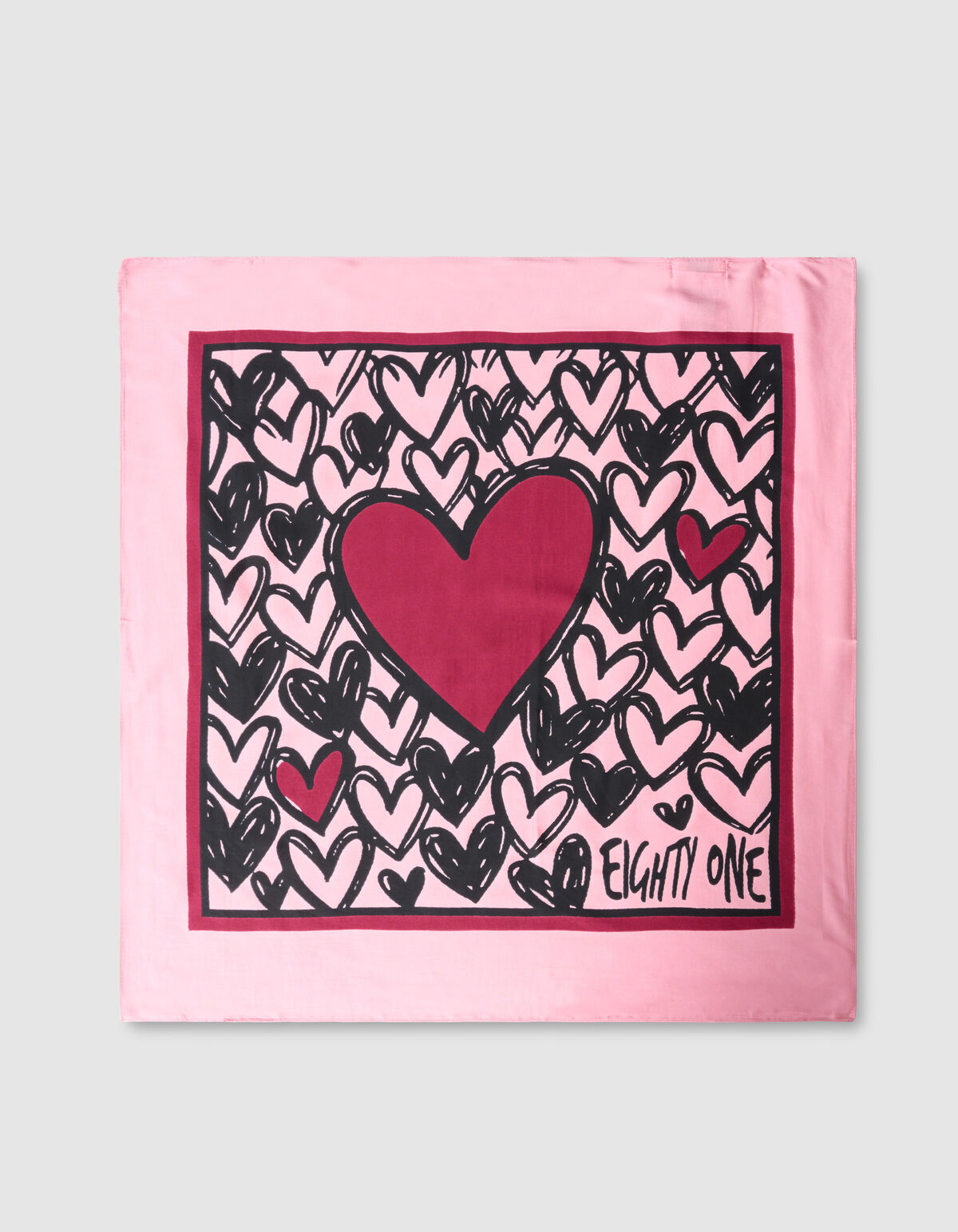 Herz-Schal Rosa SHOEBY ACCESSOIRES