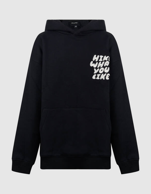 Like Hike Kunstwerk Hoodie Schwarz SHOEBY BOYS