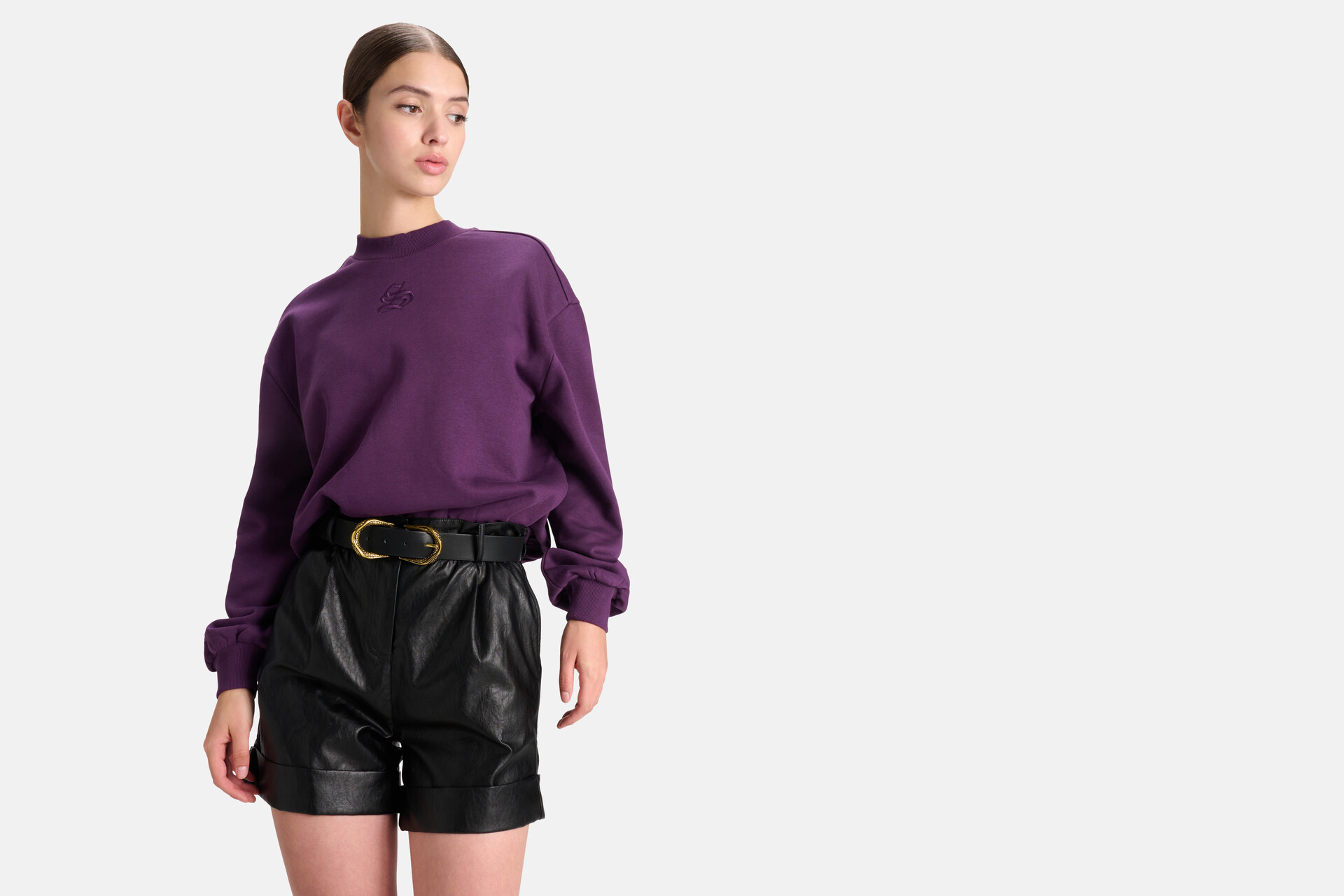 Gürtel mit Schlangenschnallen Schwarz SHOEBY ACCESSOIRES