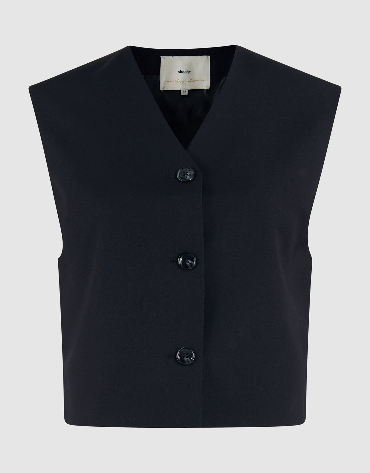 Gek&uuml;rztes Gilet Schwarz Von Lonneke SHOEBY WOMEN