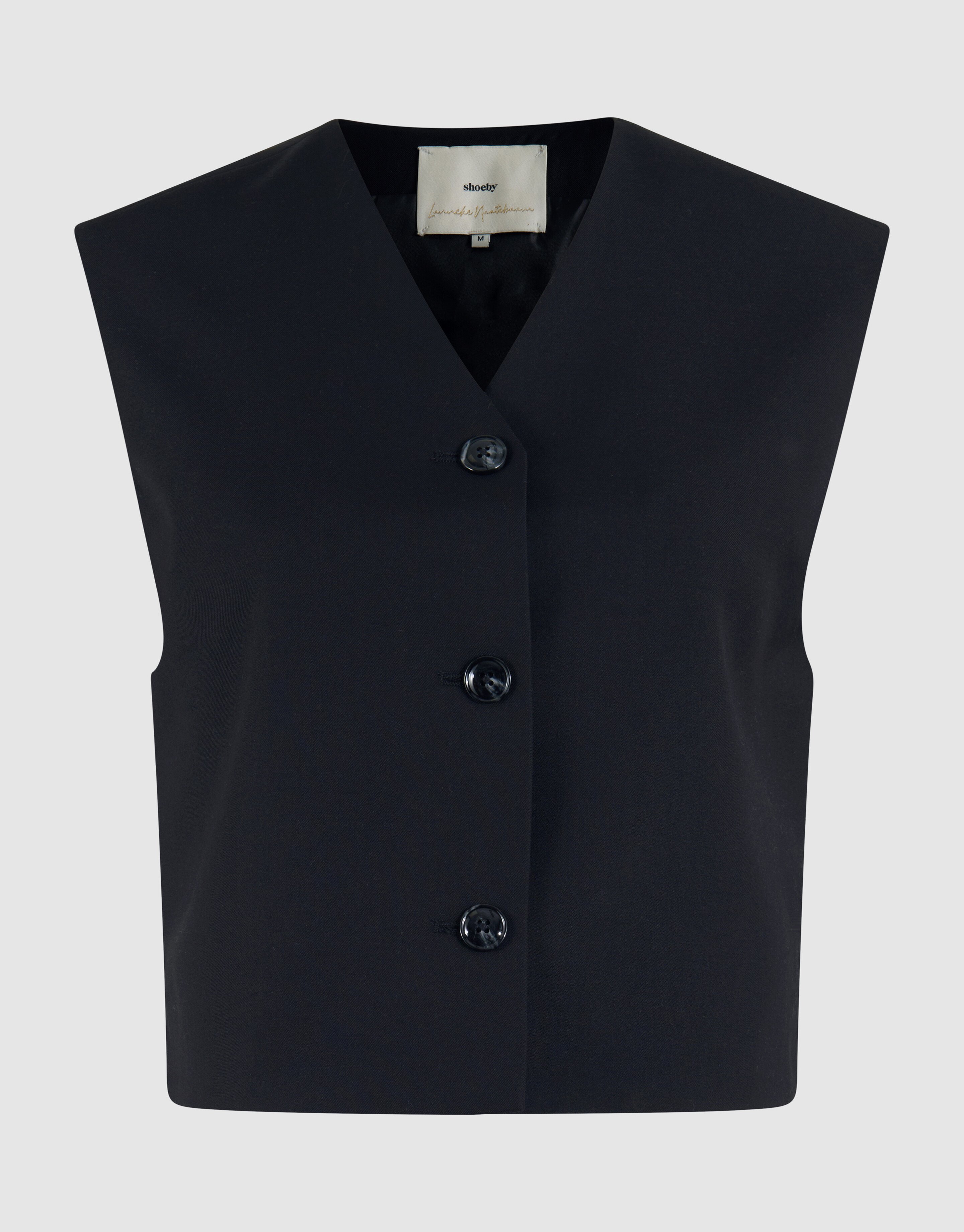 Gek&uuml;rztes Gilet Schwarz Von Lonneke SHOEBY WOMEN