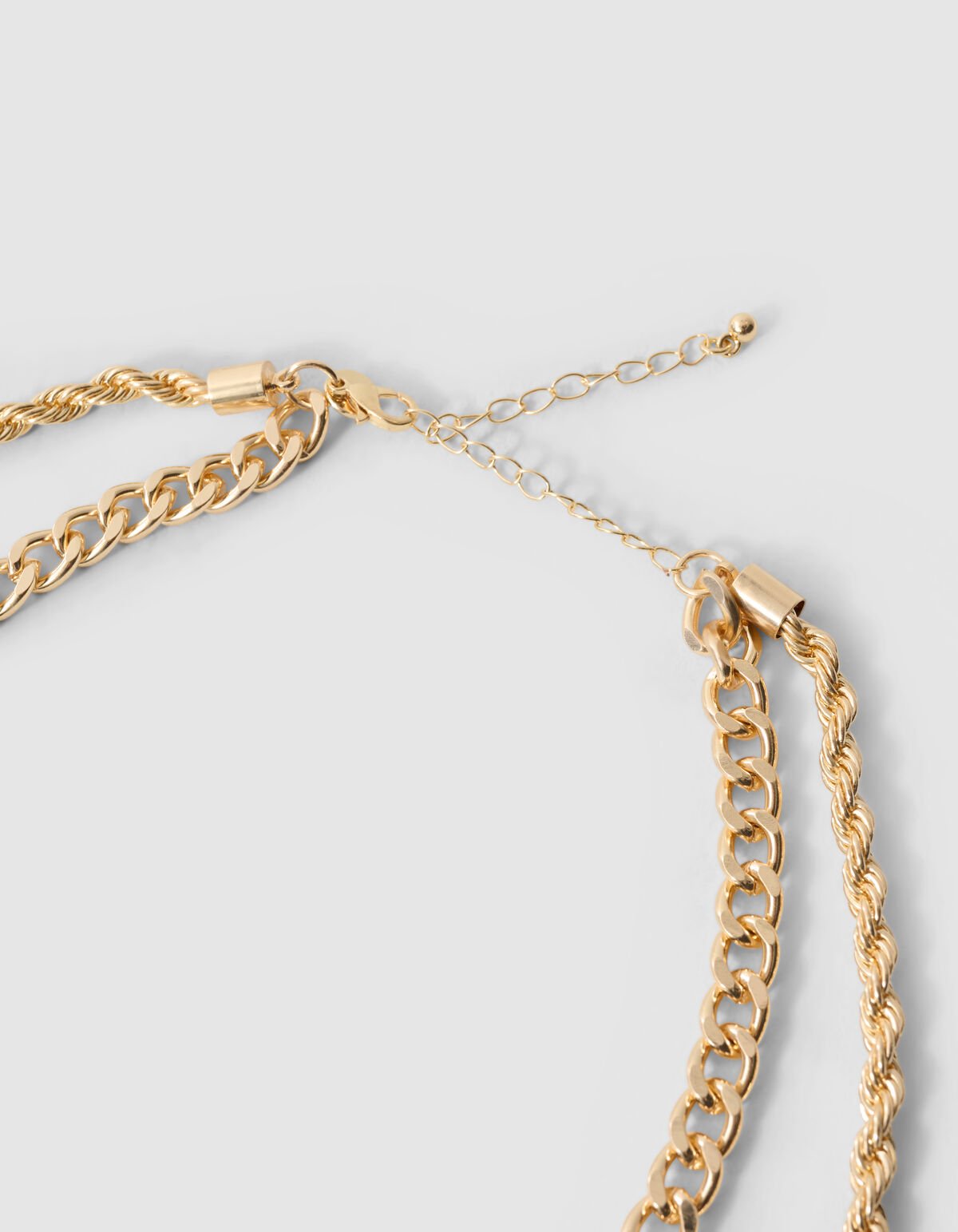 Vintage Layered Heart Halskette Gold SHOEBY ACCESSOIRES