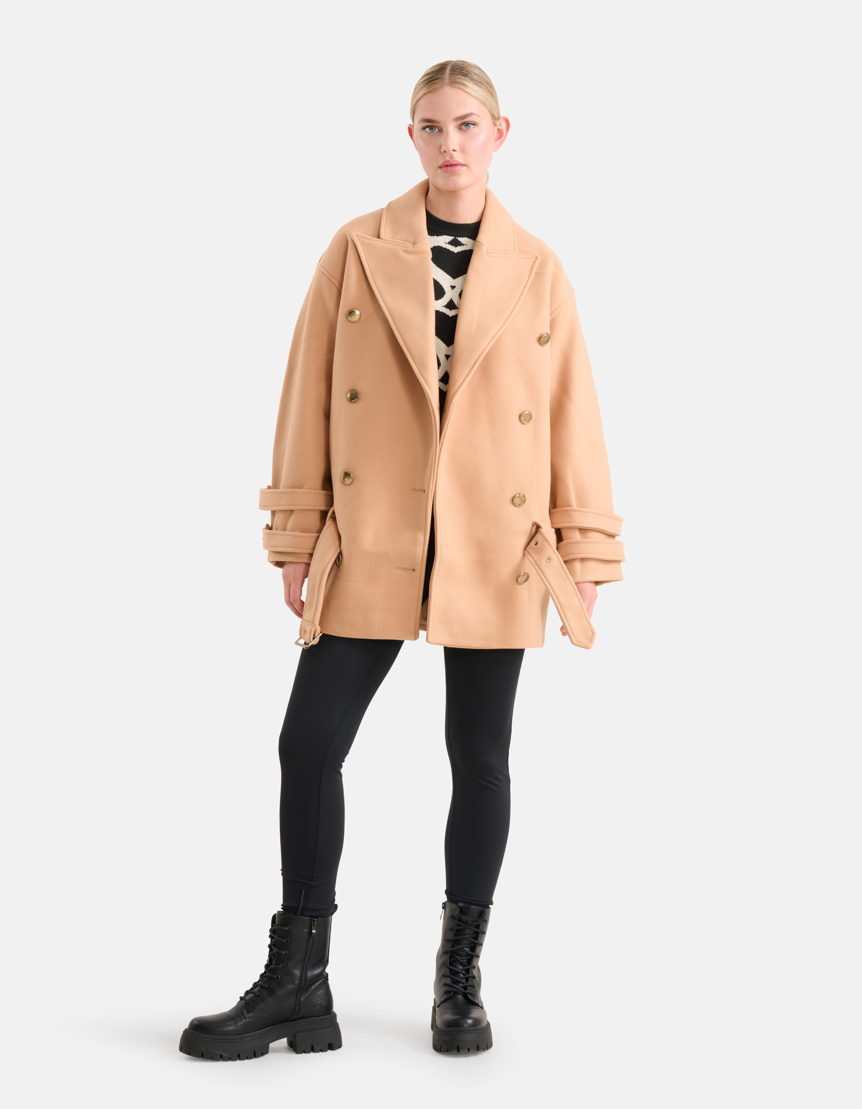 Kurze Manteljacke Braun SHOEBY WOMEN