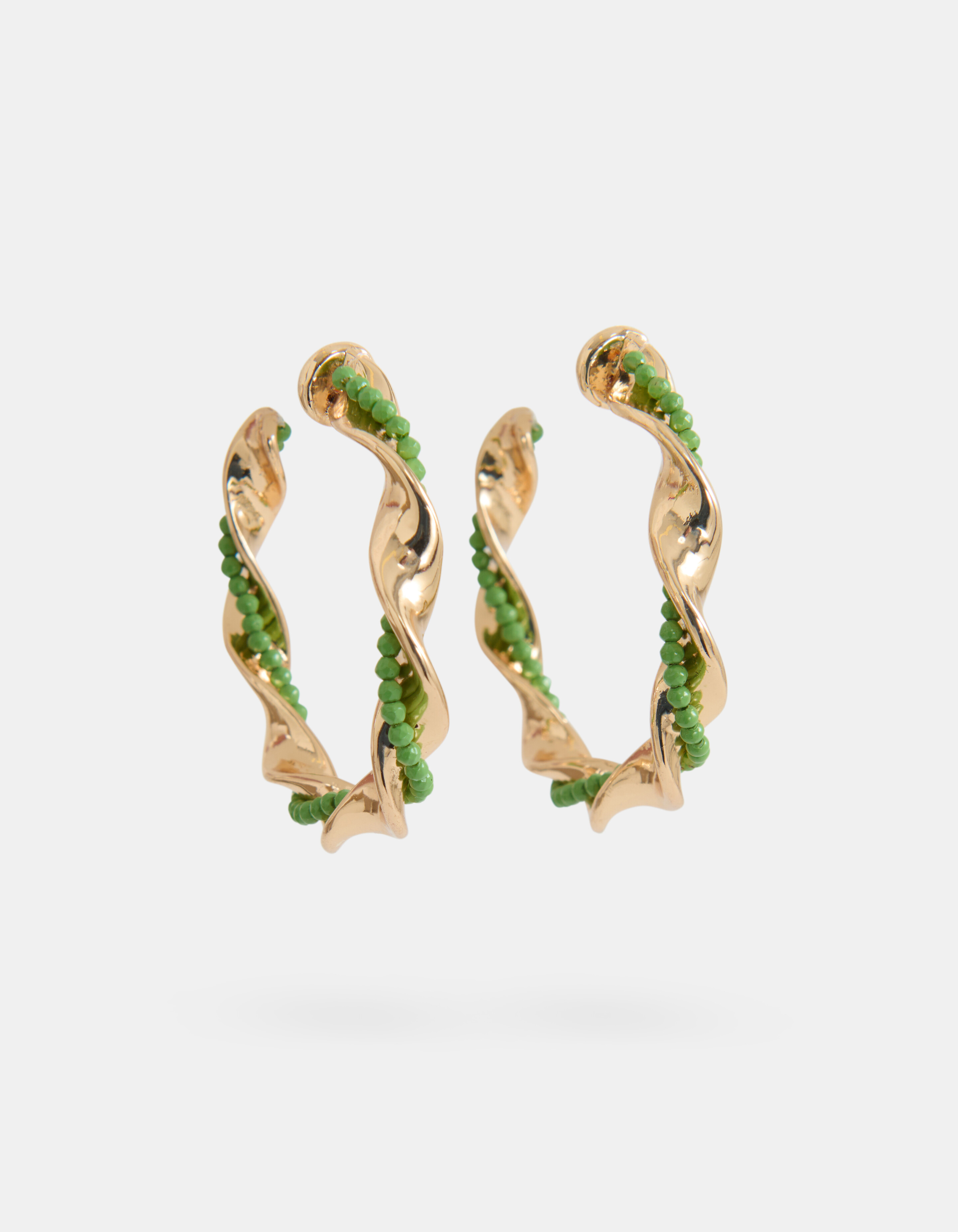 Gedrehte Ohrringe Gold SHOEBY ACCESSOIRES